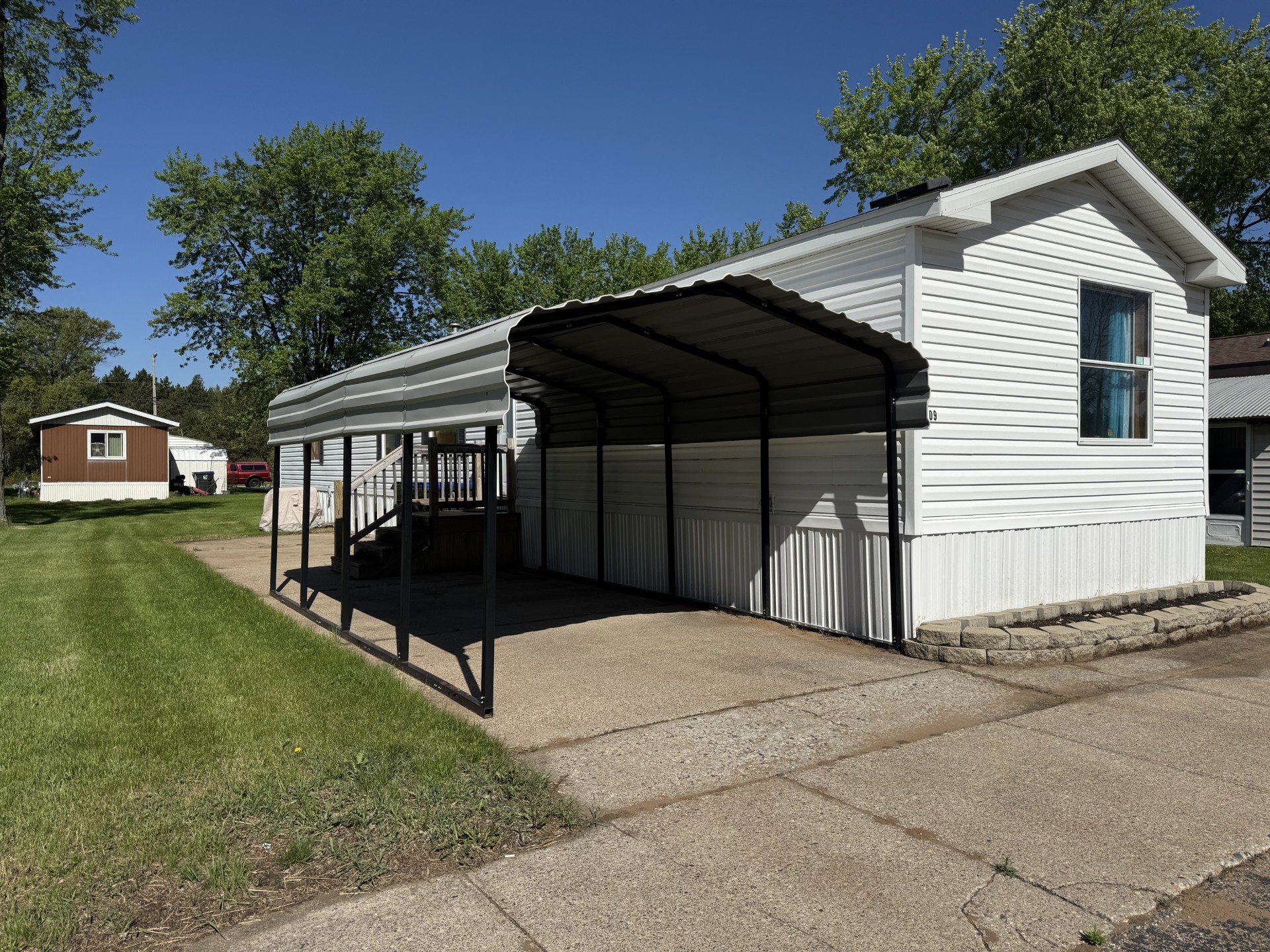 A photo of the home