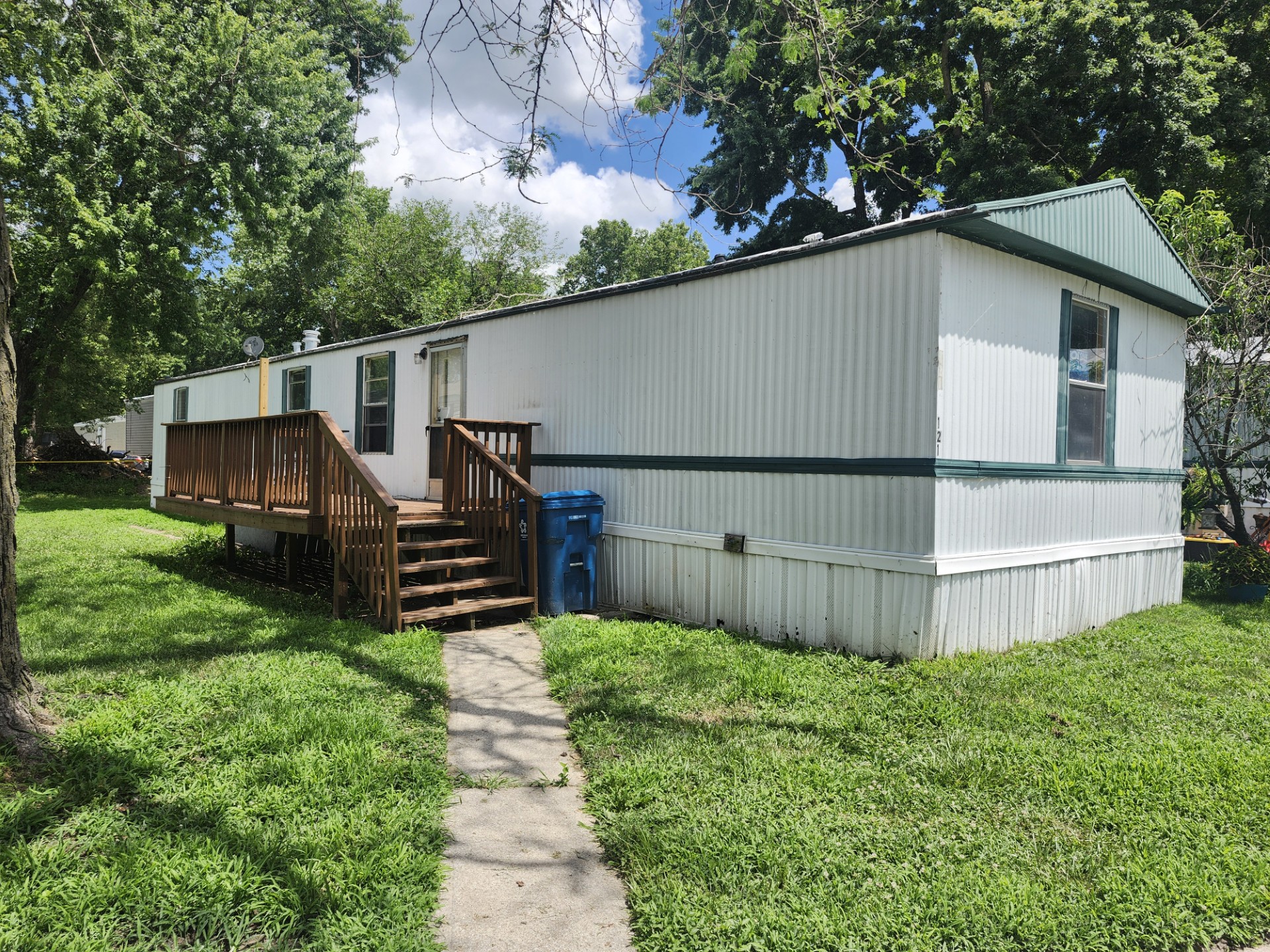 A photo of the home