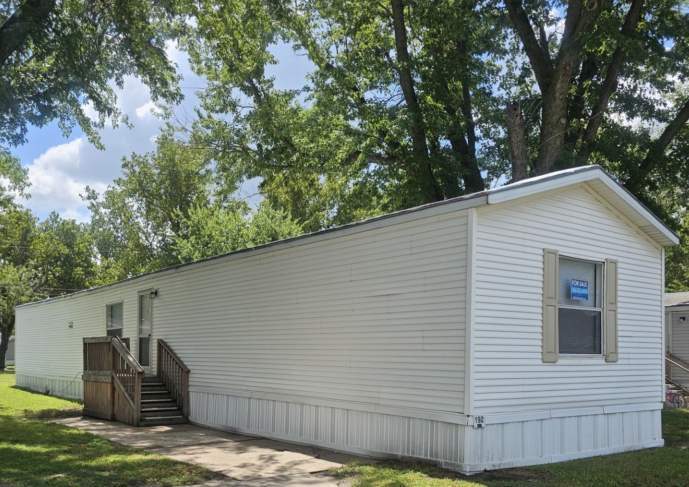 A photo of the home