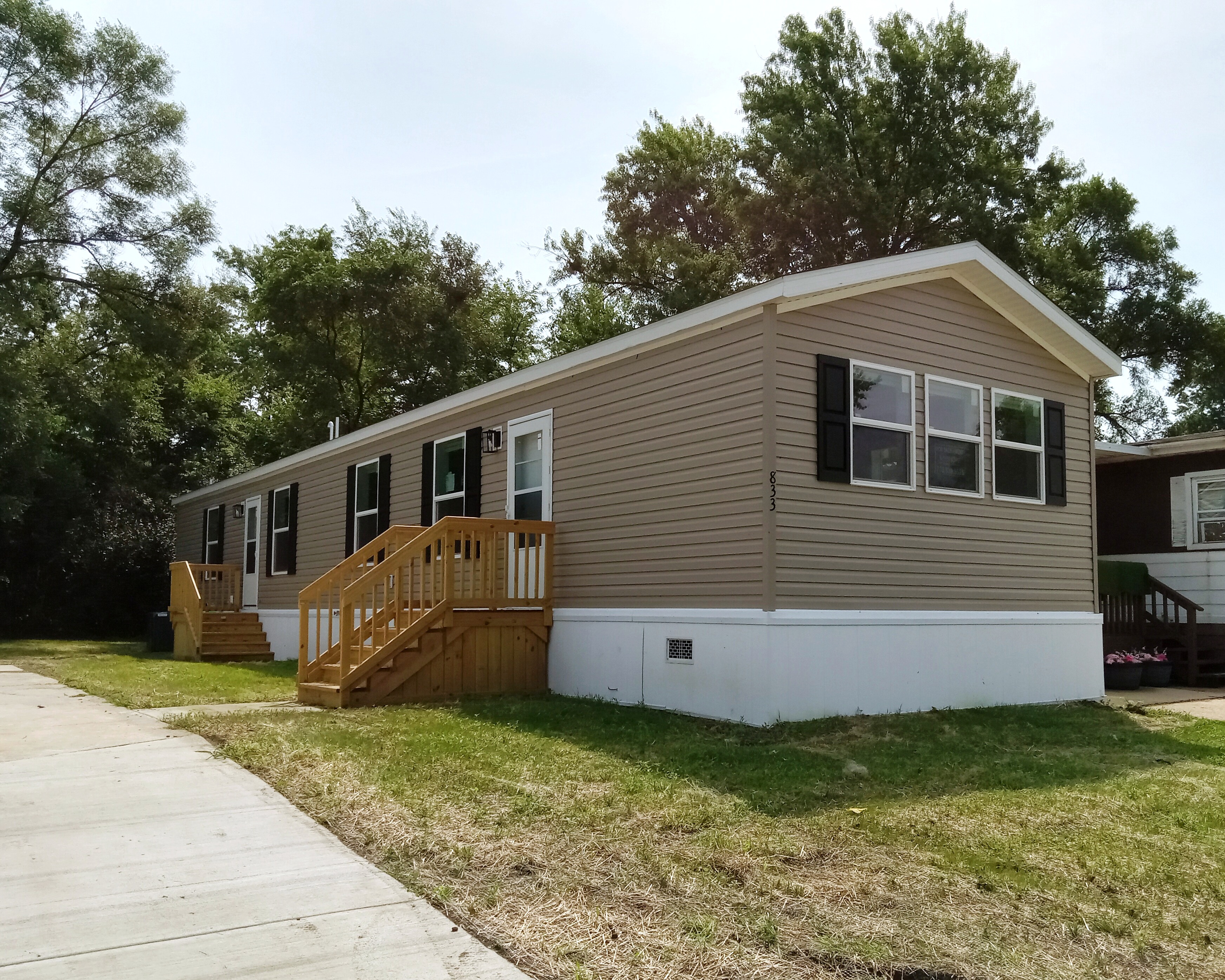 A photo of the home