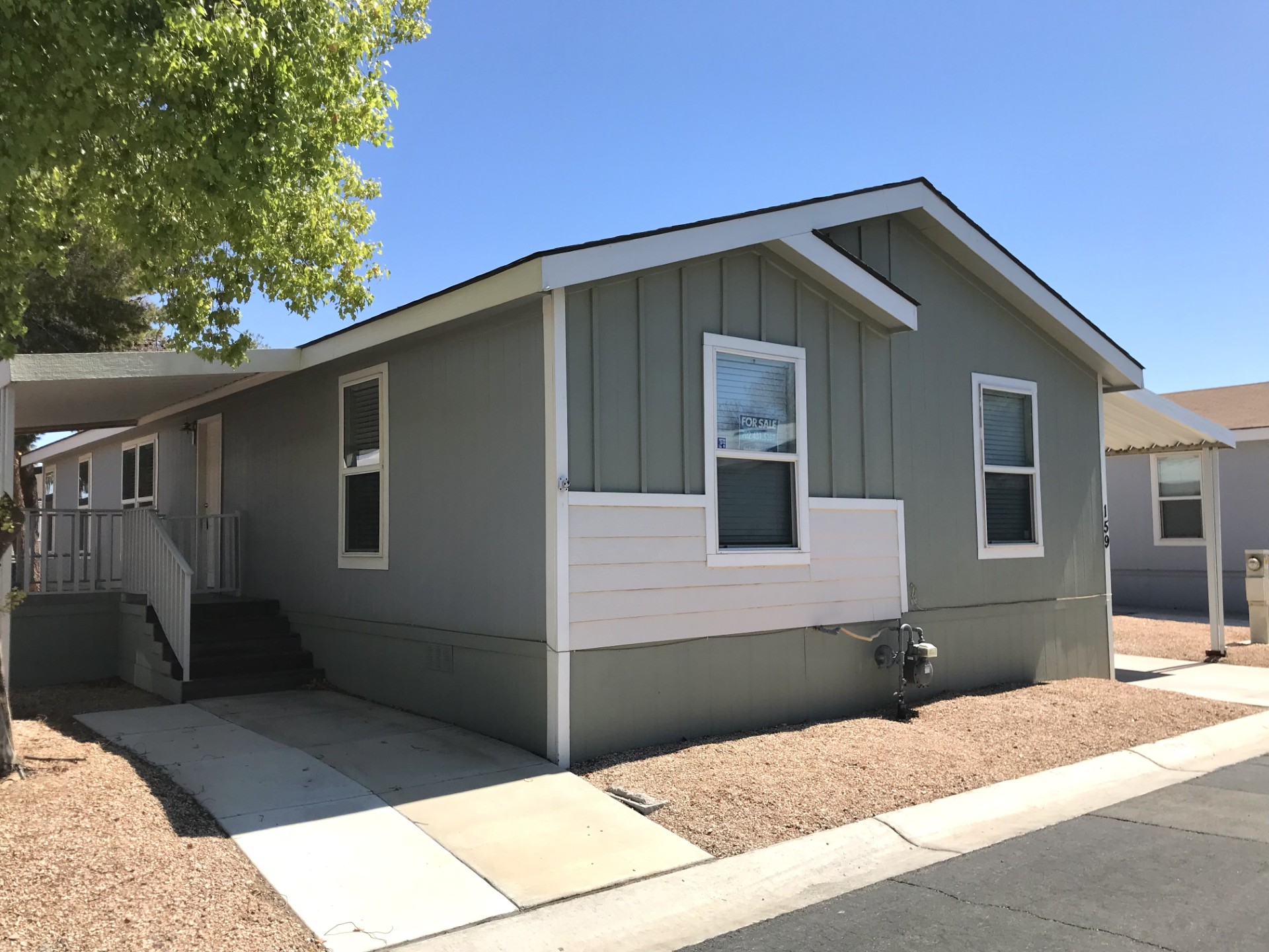 A photo of the home