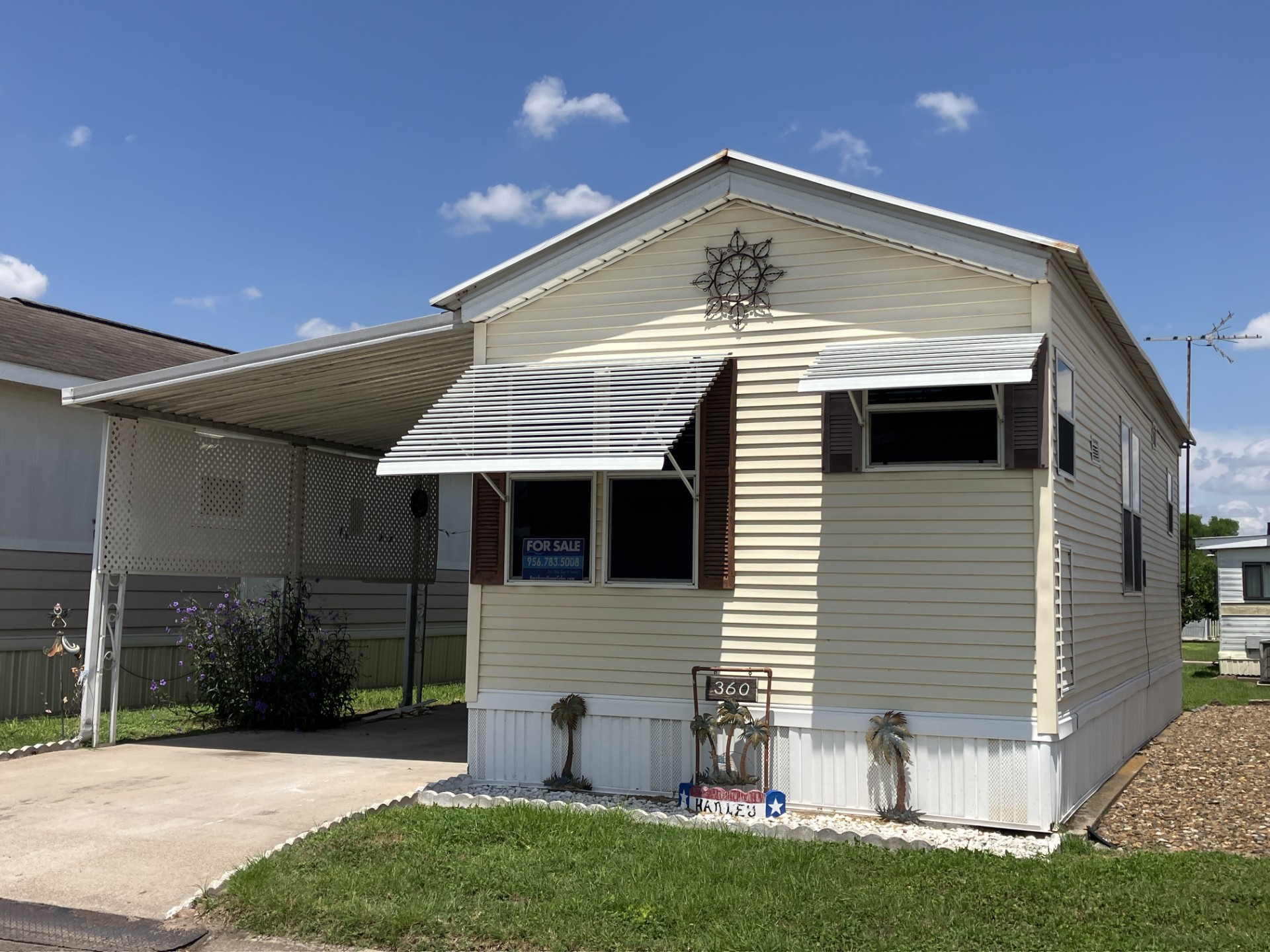 A photo of the home