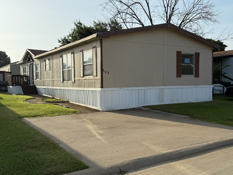 A photo of the home