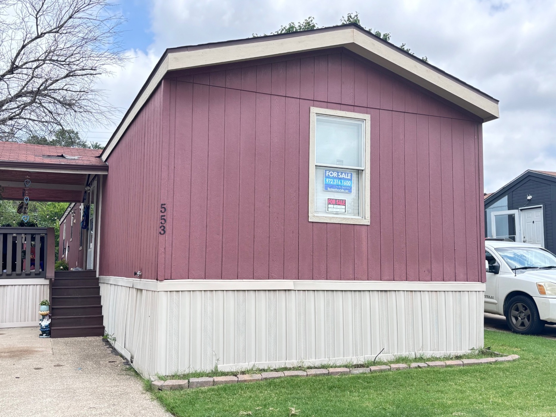 A photo of the home