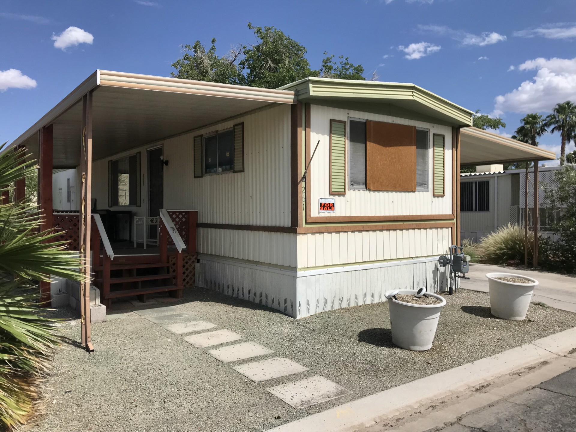 A photo of the home