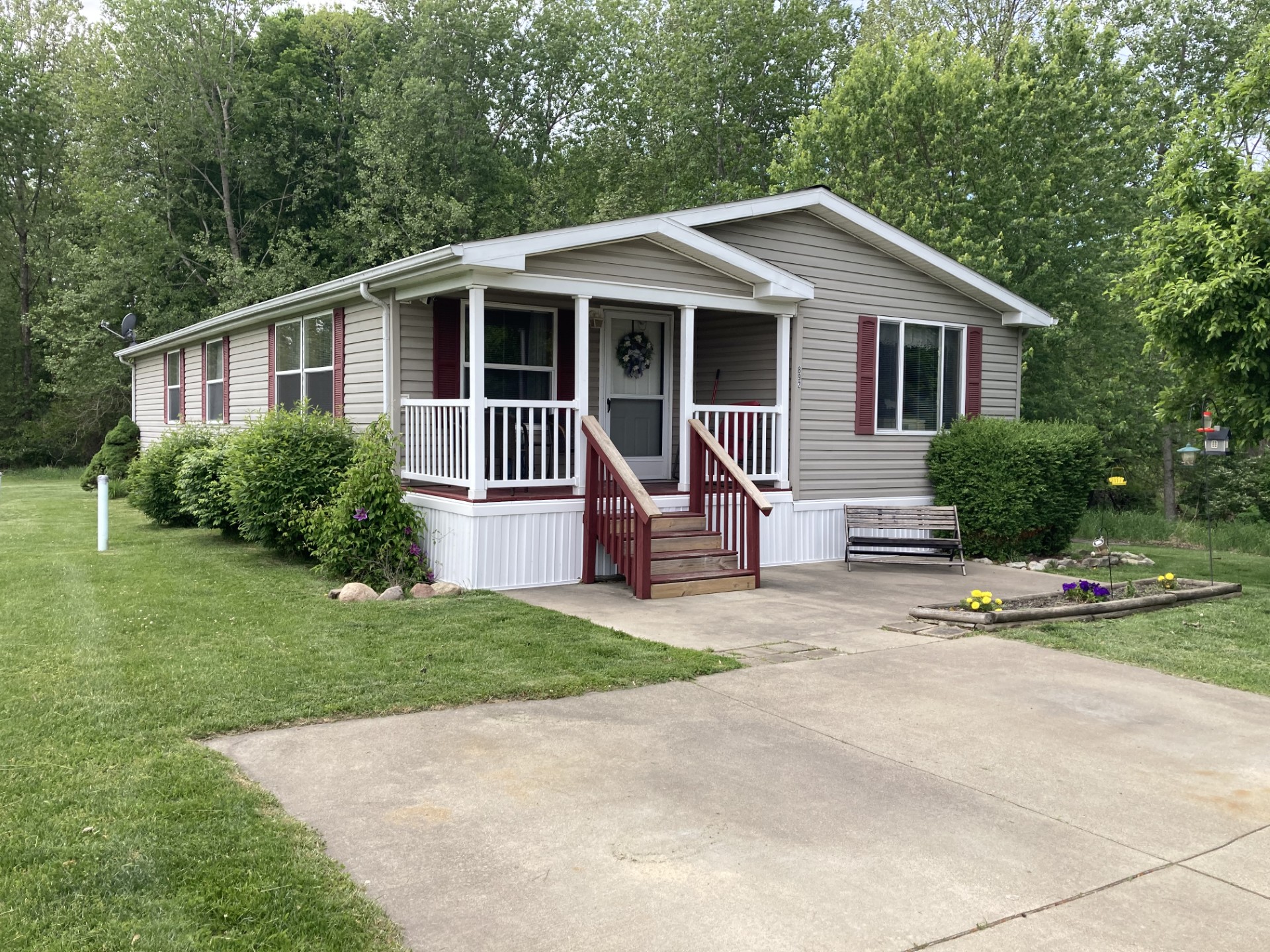 A photo of the home