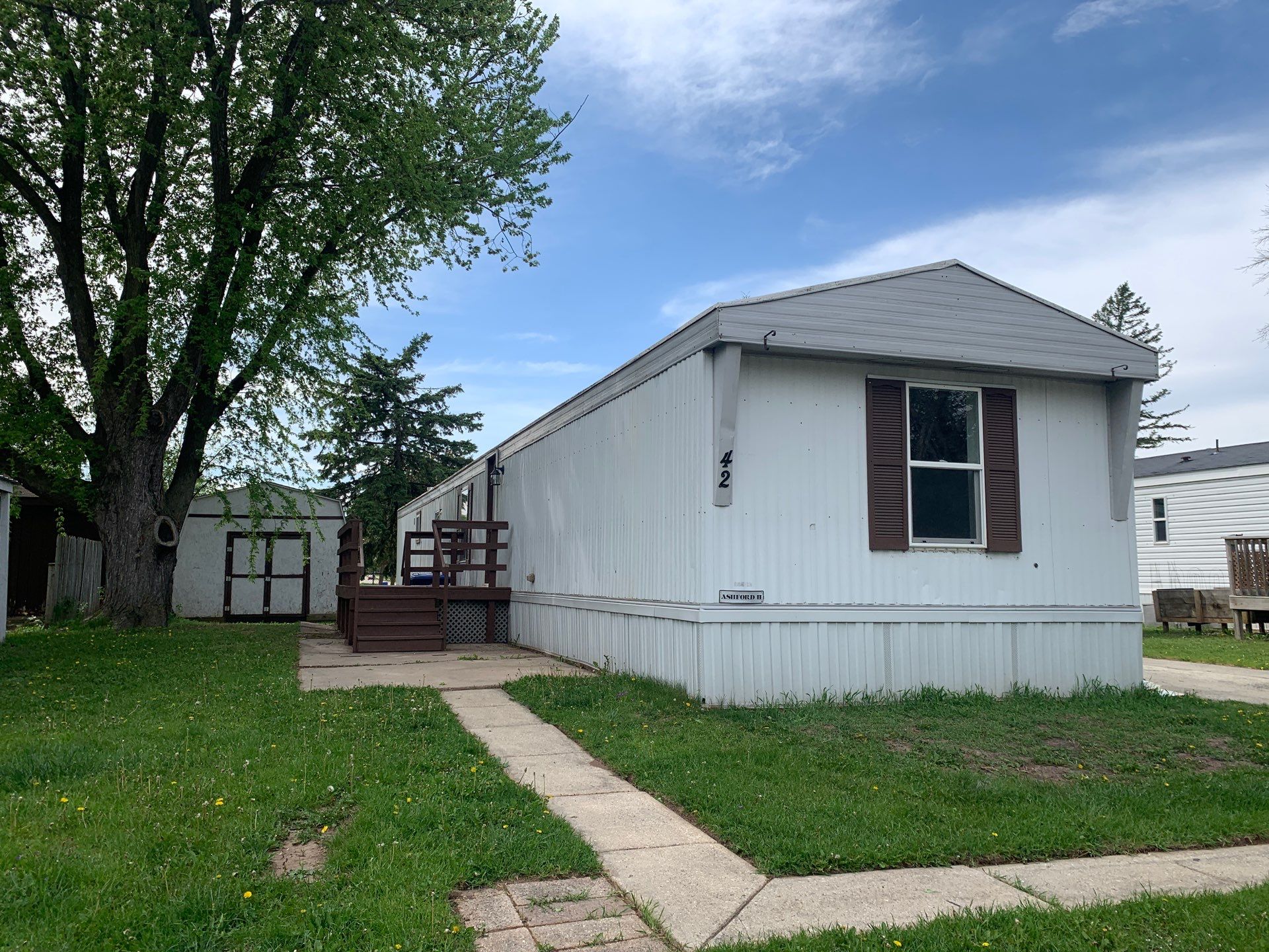 A photo of the home