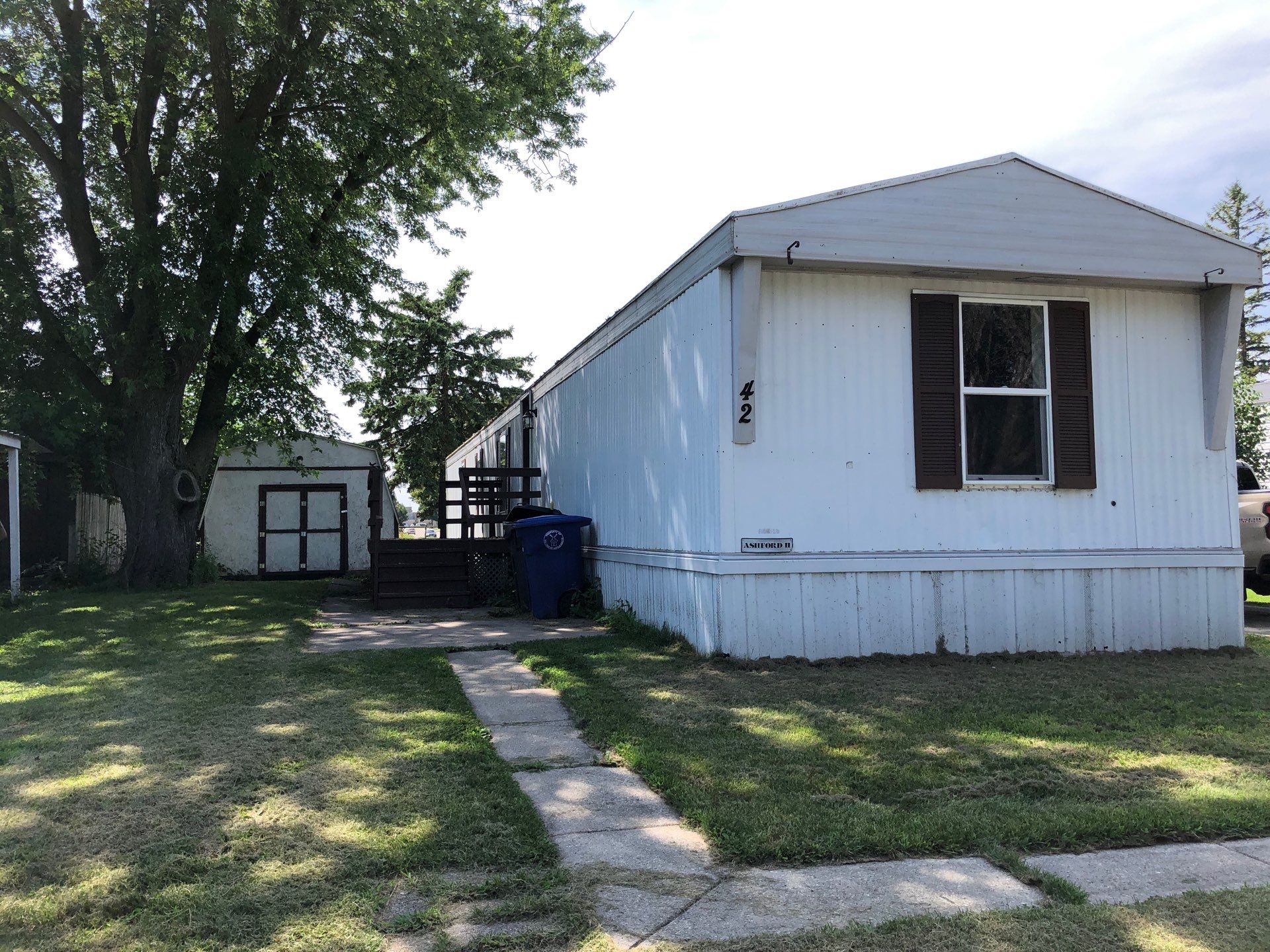 A photo of the home