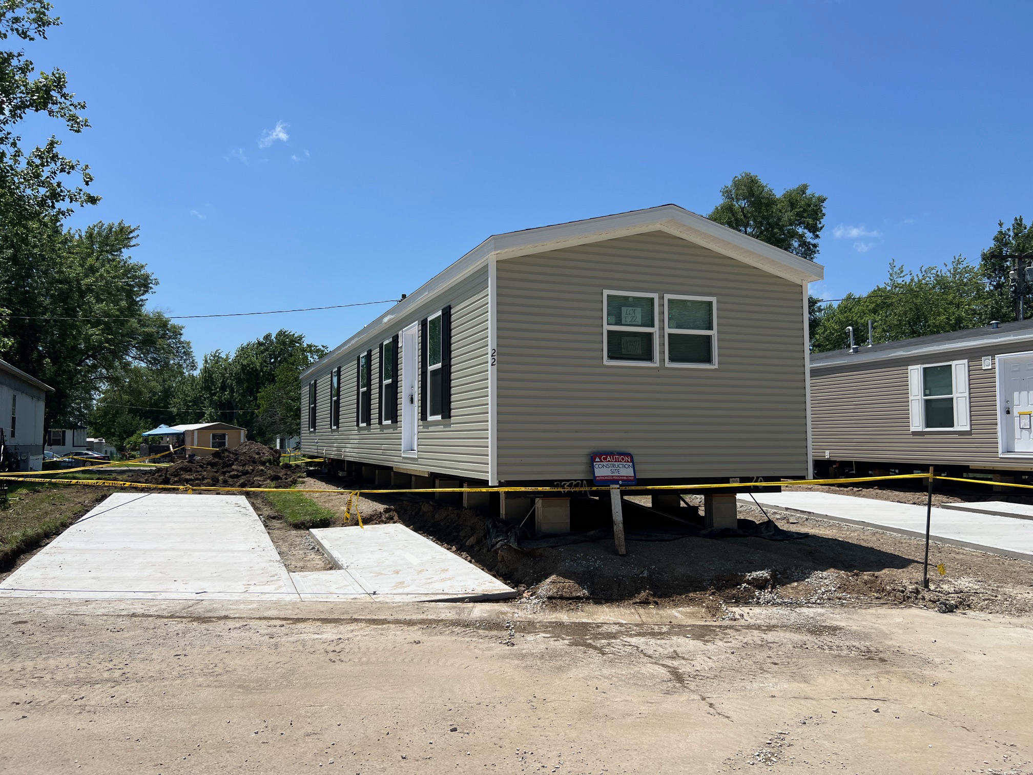 A photo of the home