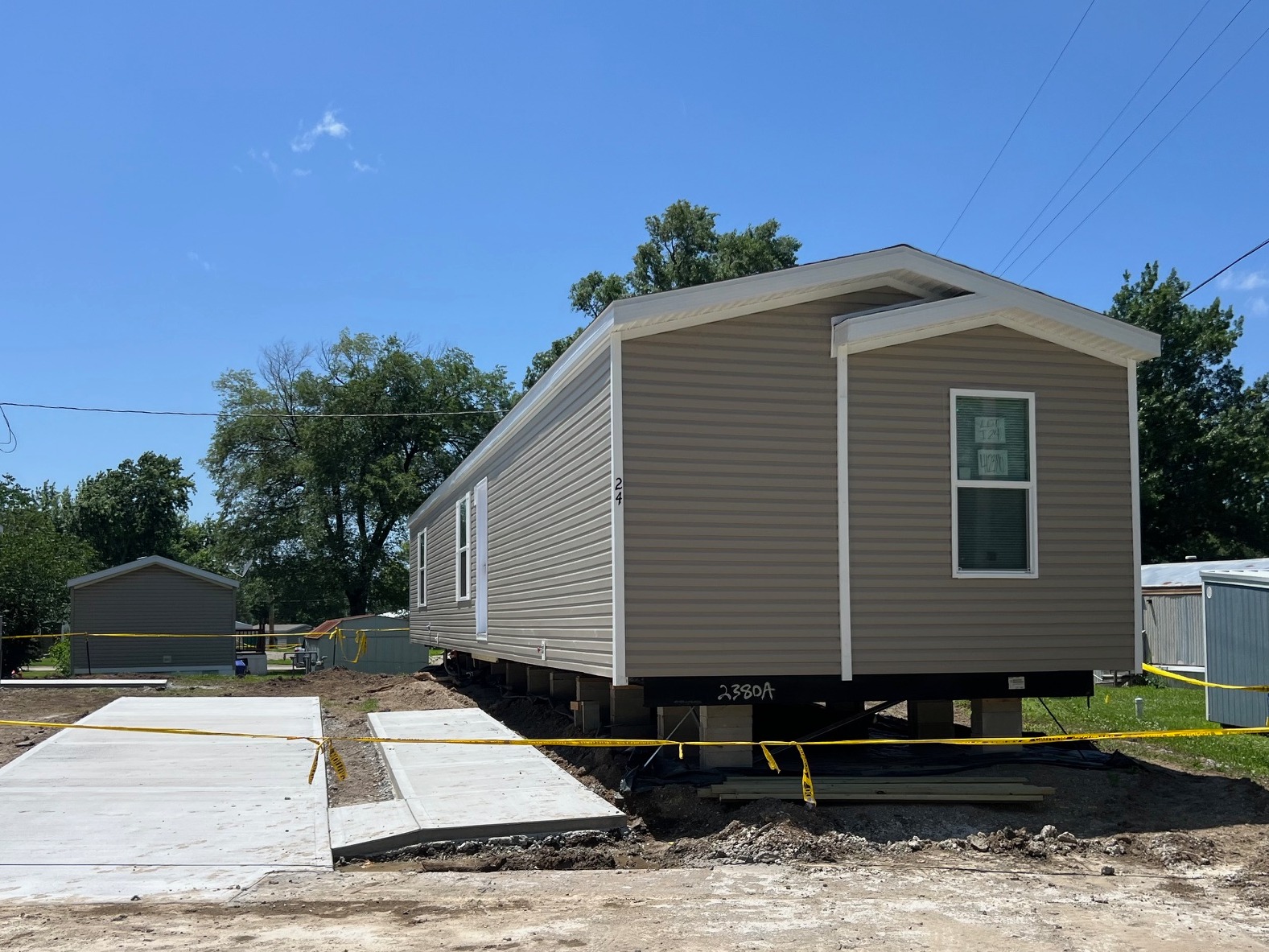 A photo of the home