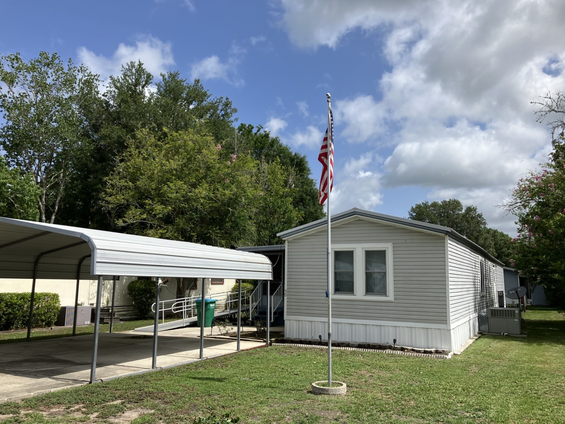 A photo of the home