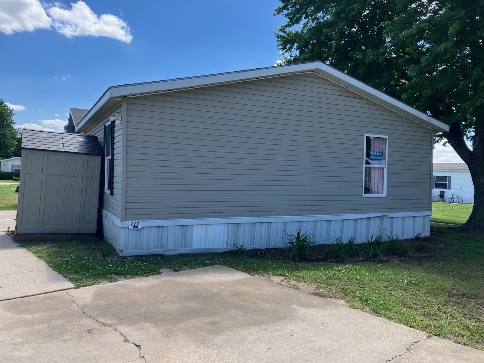 A photo of the home