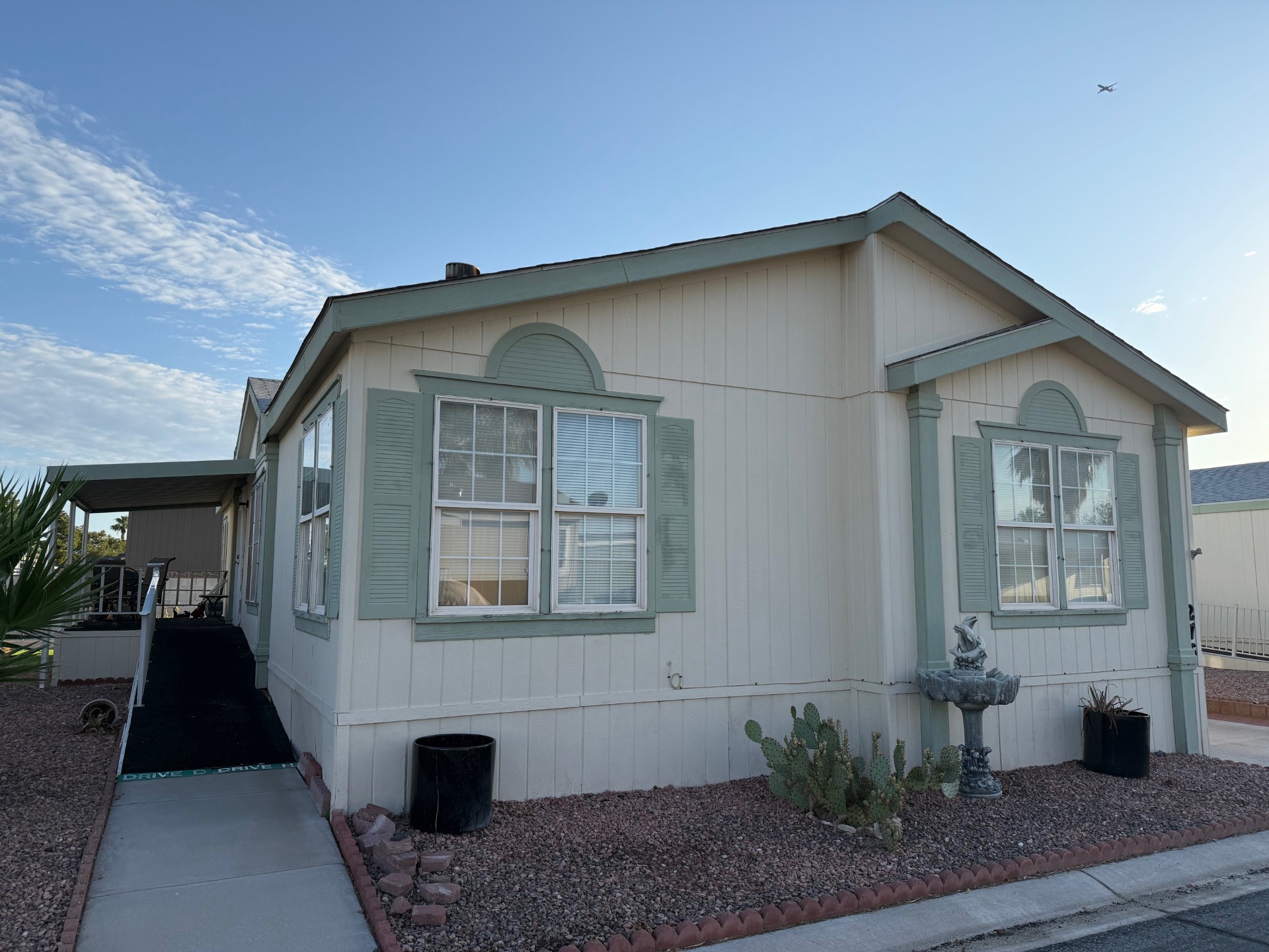 A photo of the home