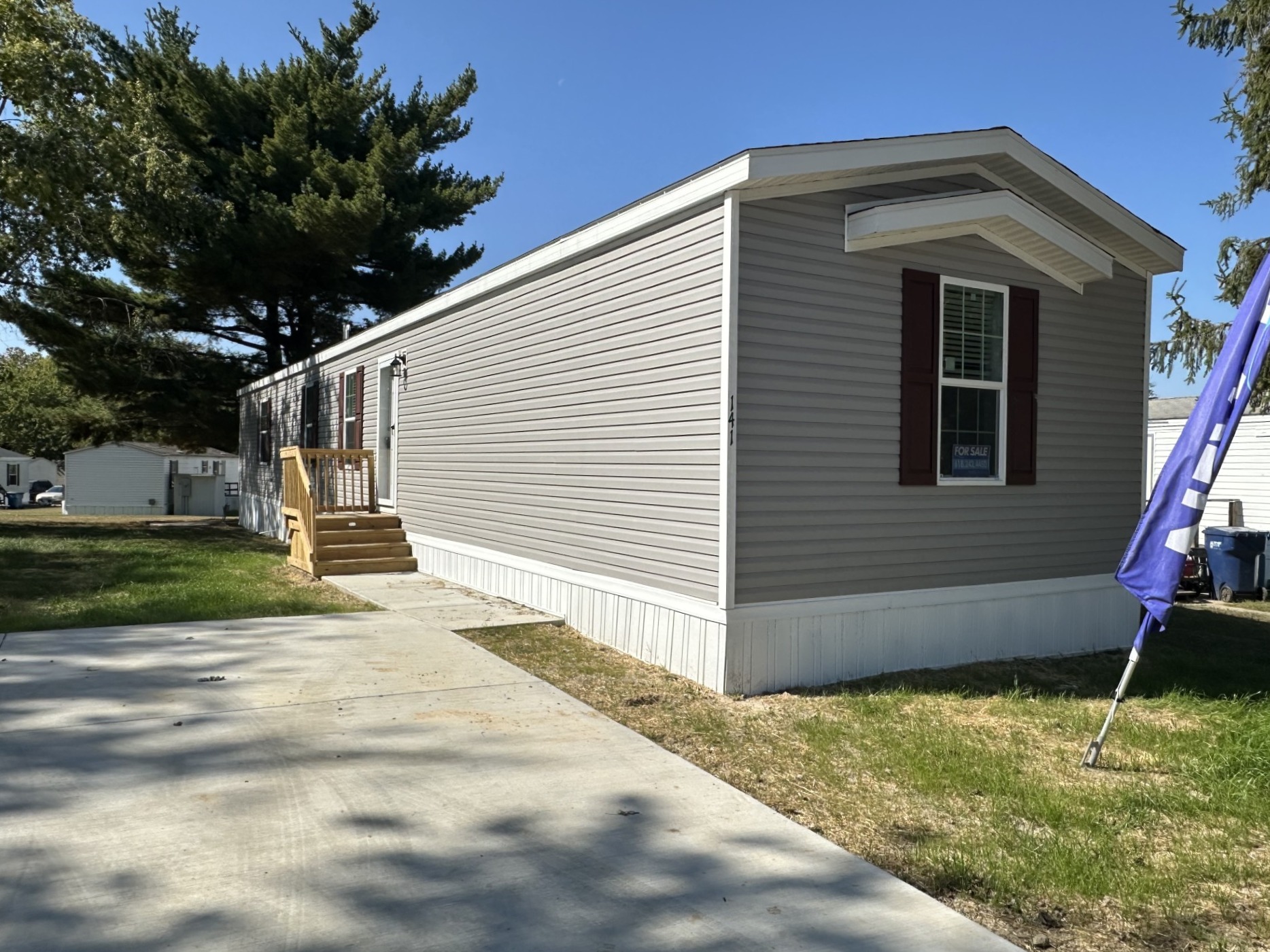 A photo of the home