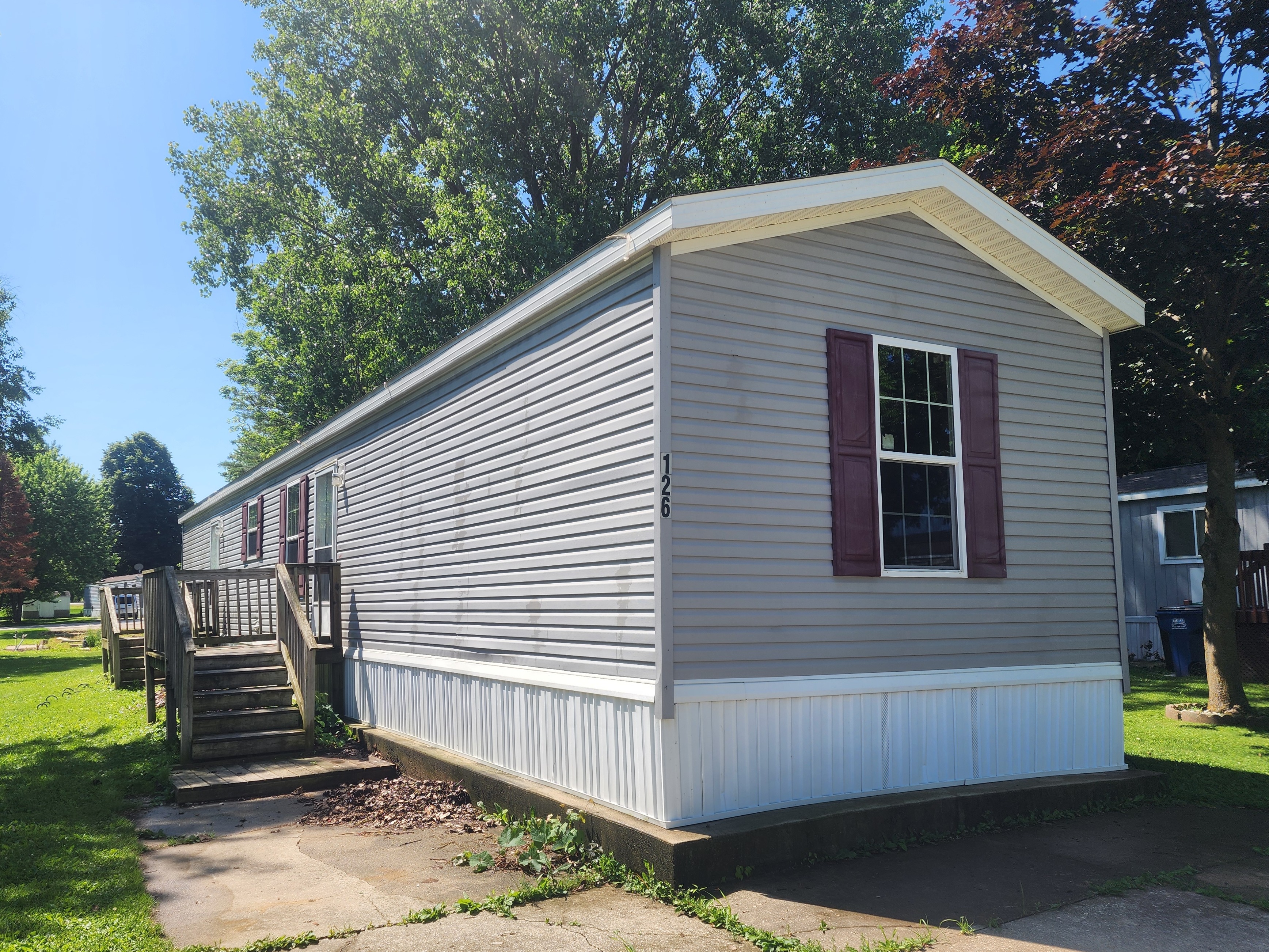 A photo of the home