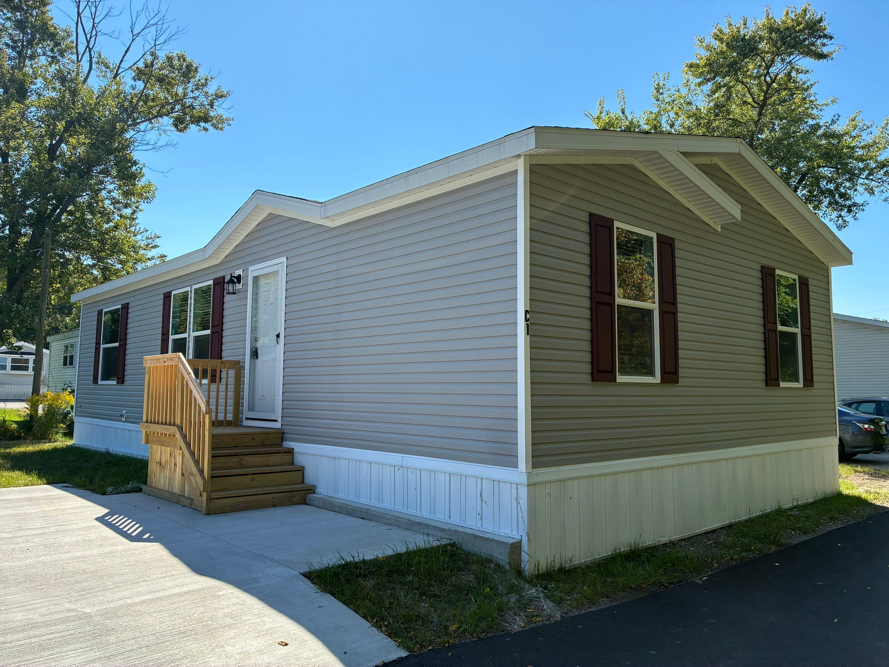 A photo of the home