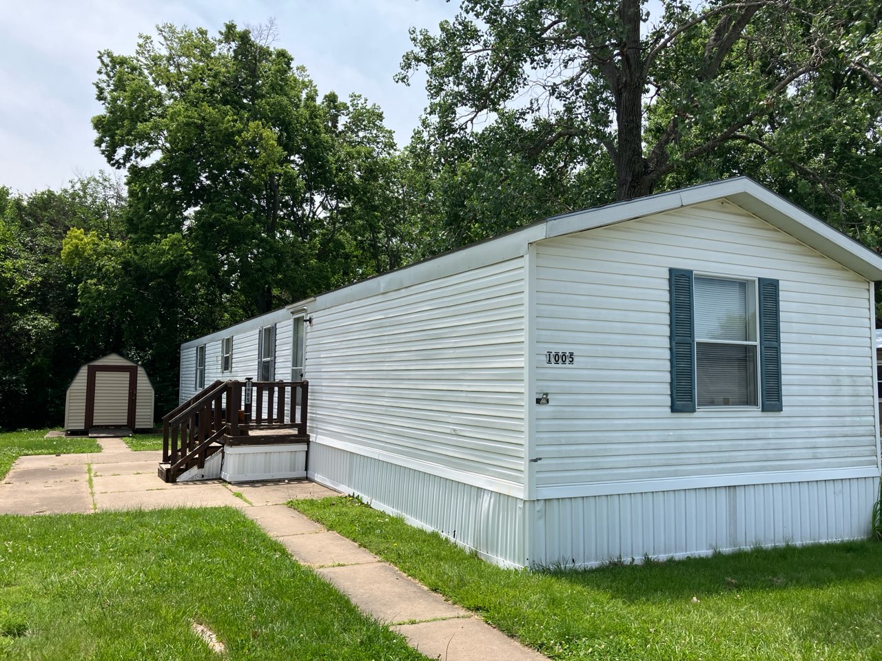 A photo of the home