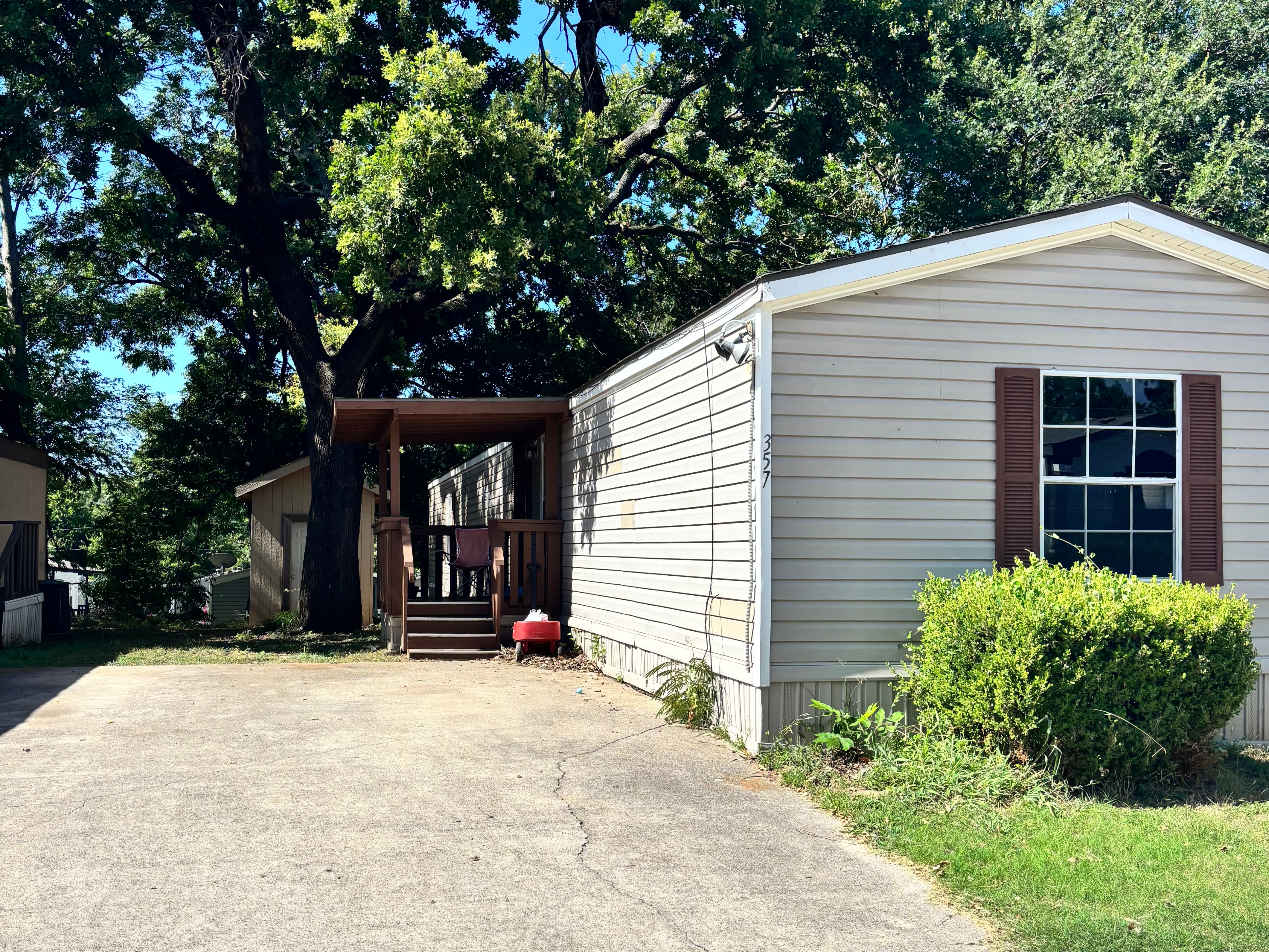 A photo of the home