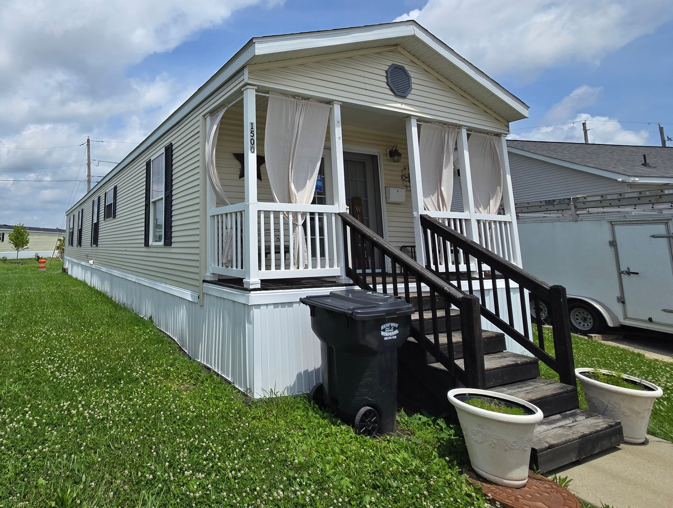 A photo of the home