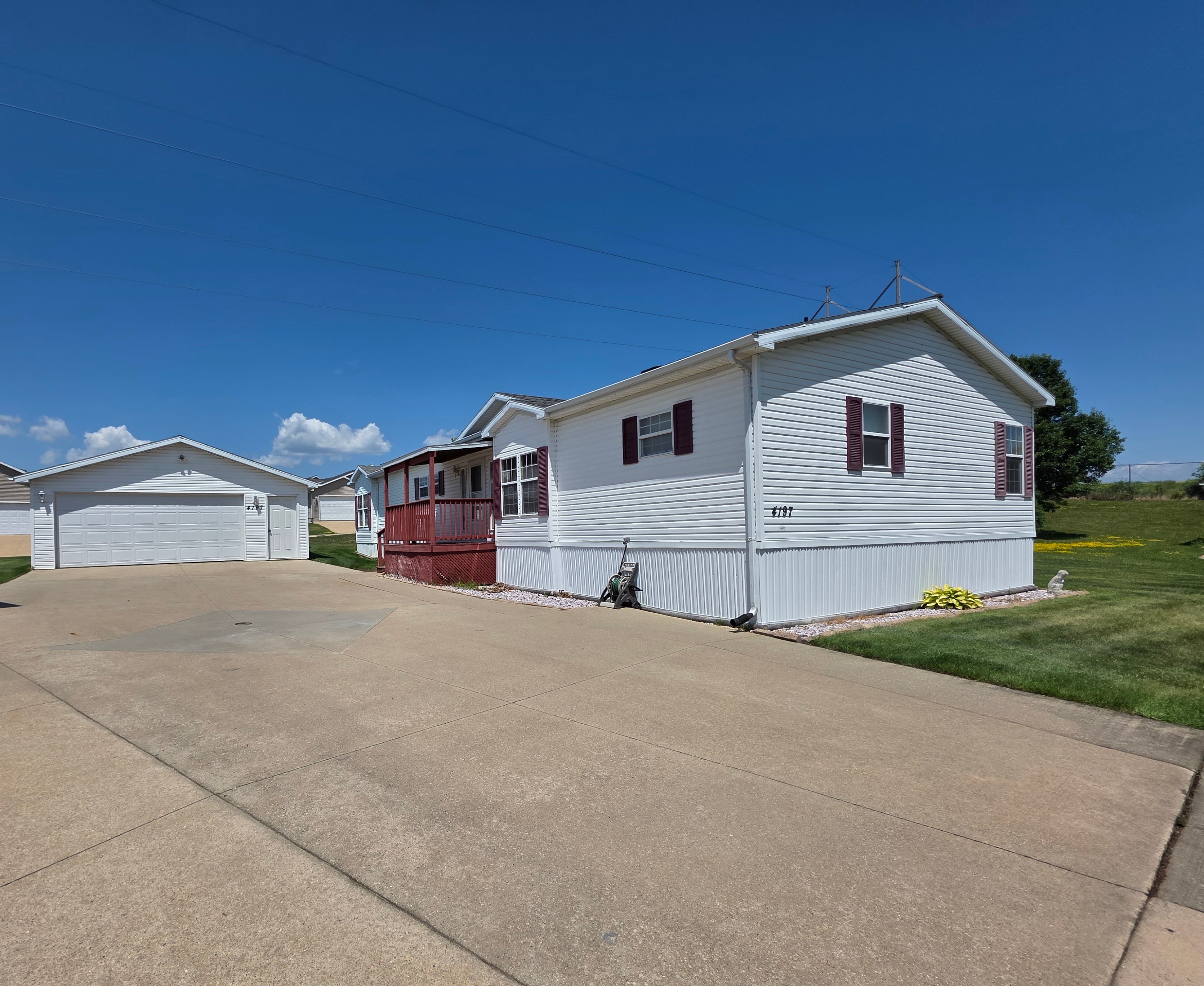 A photo of the home