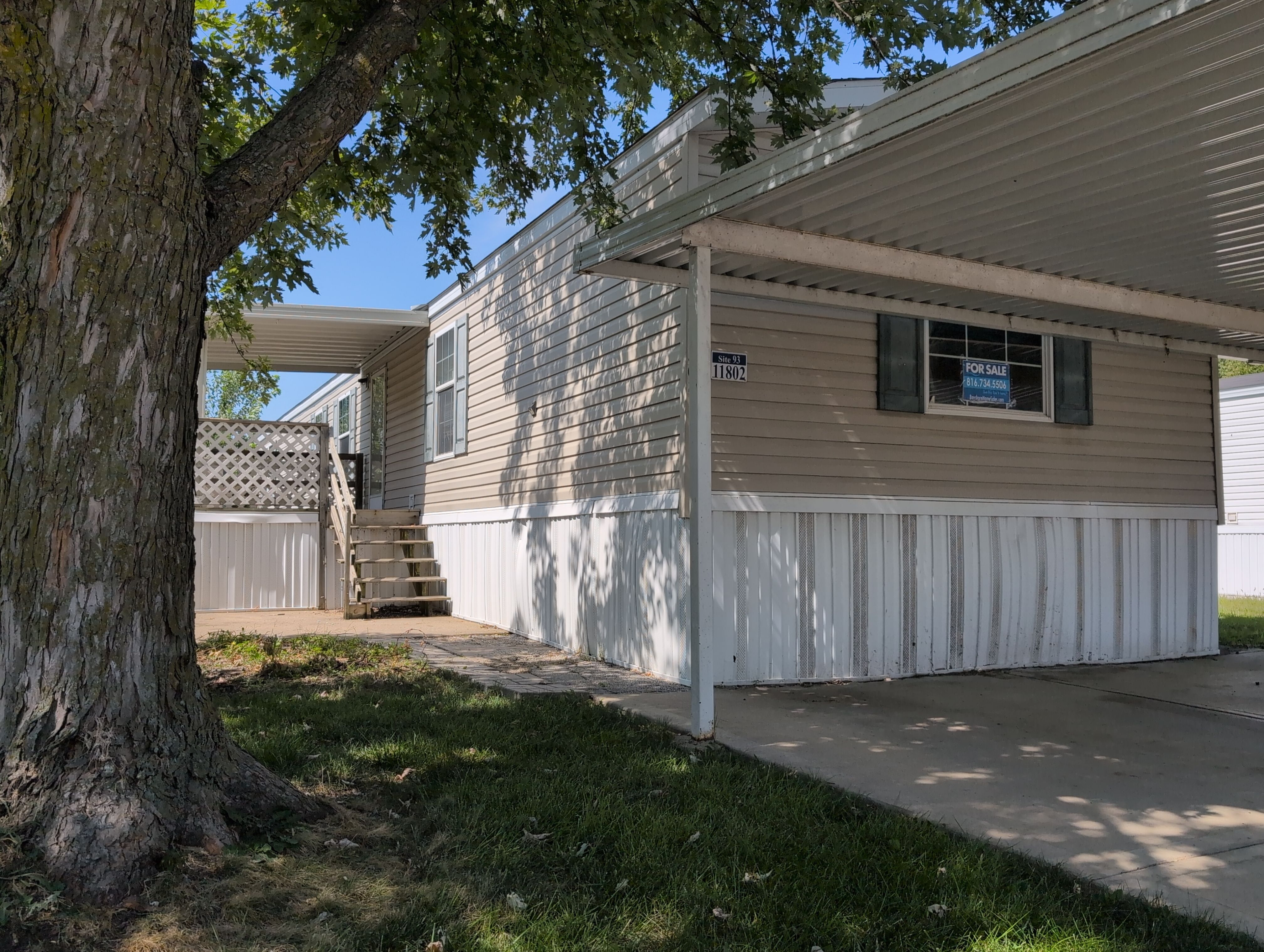 A photo of the home