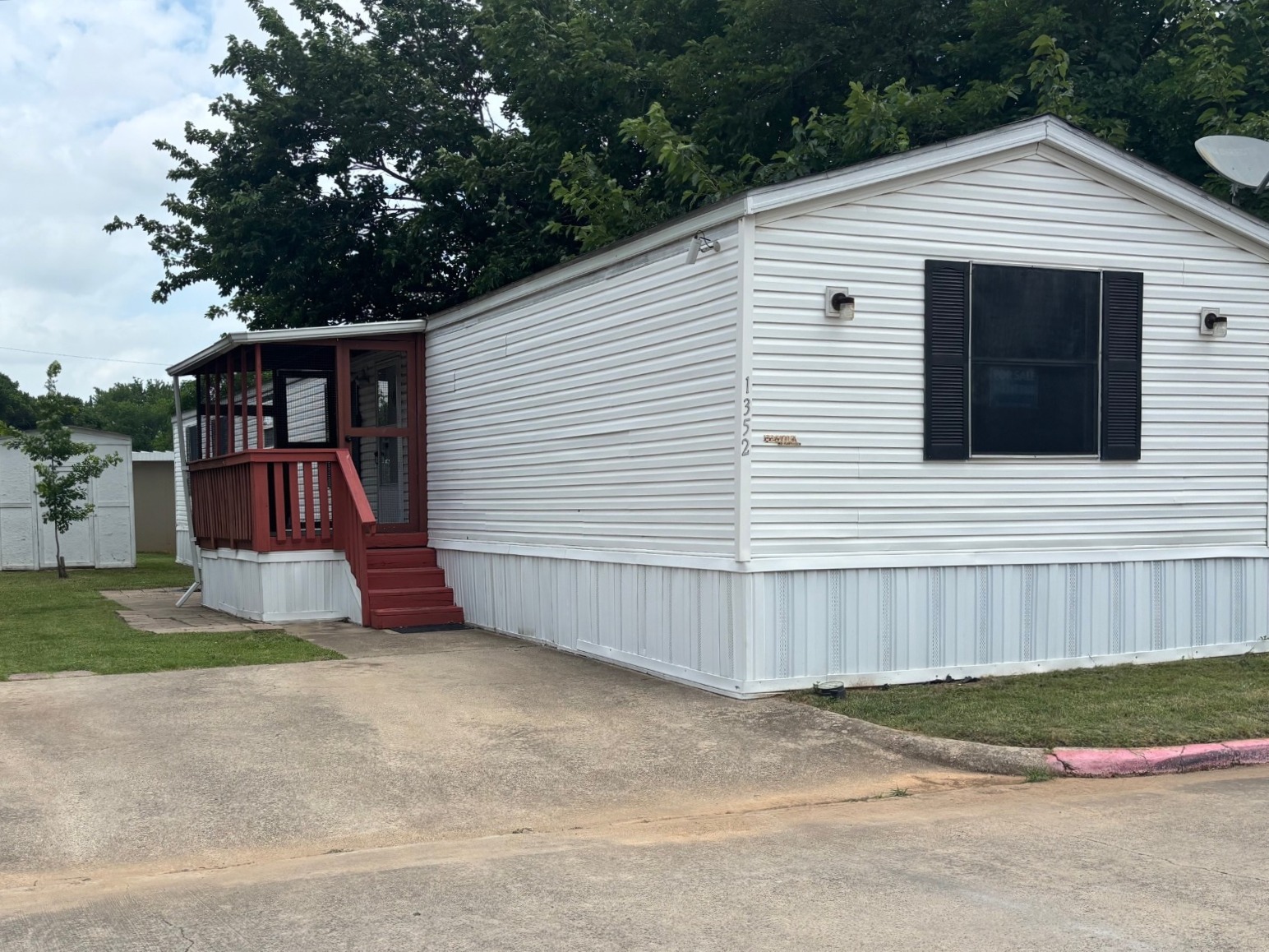 A photo of the home