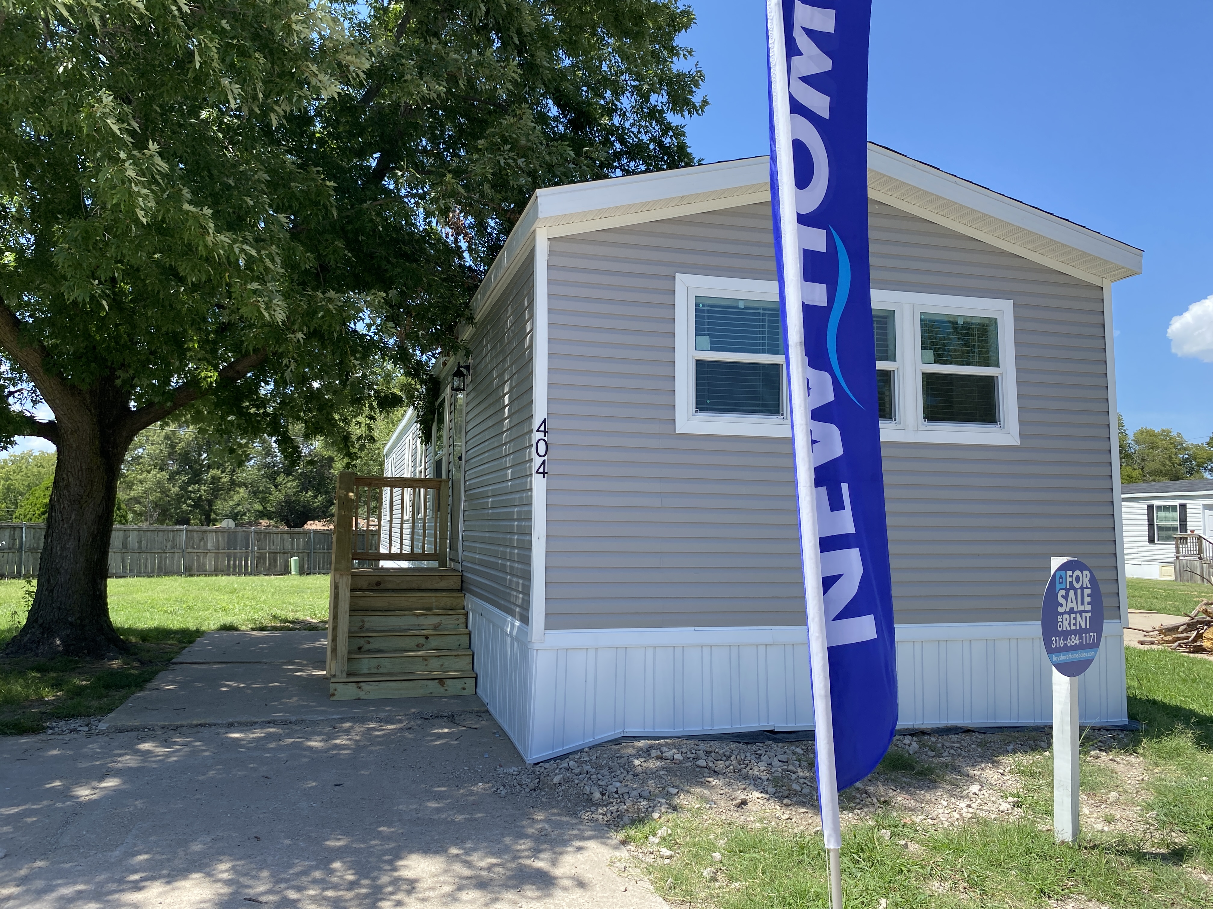 A photo of the home