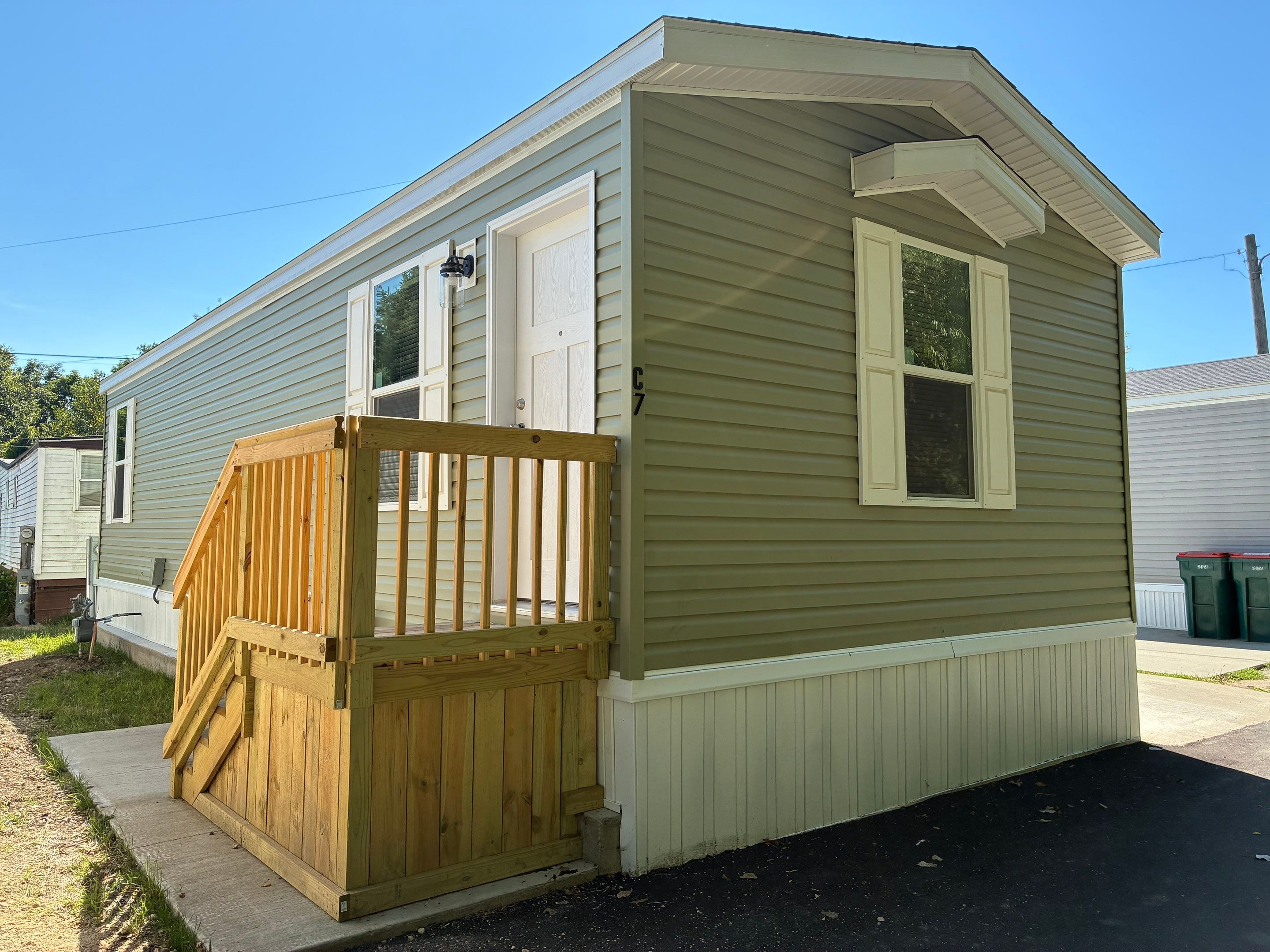 A photo of the home