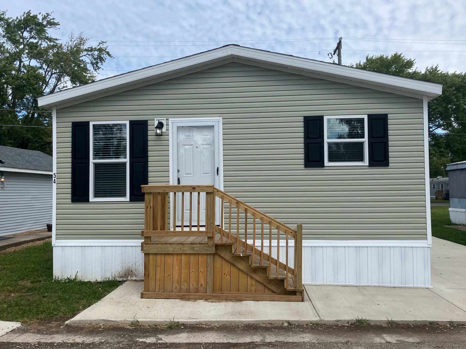 A photo of the home