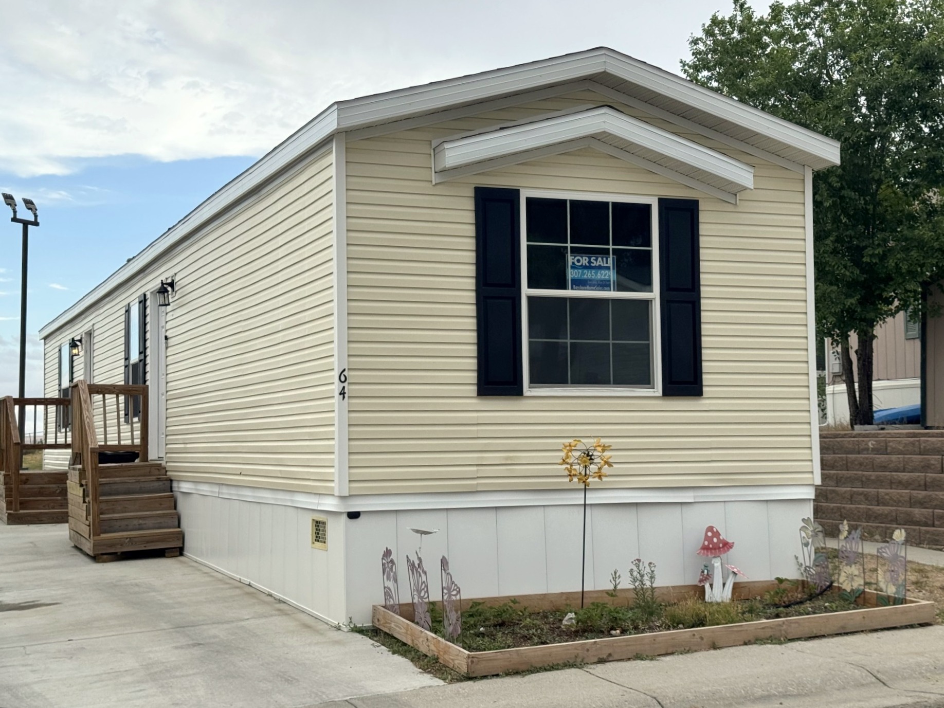A photo of the home