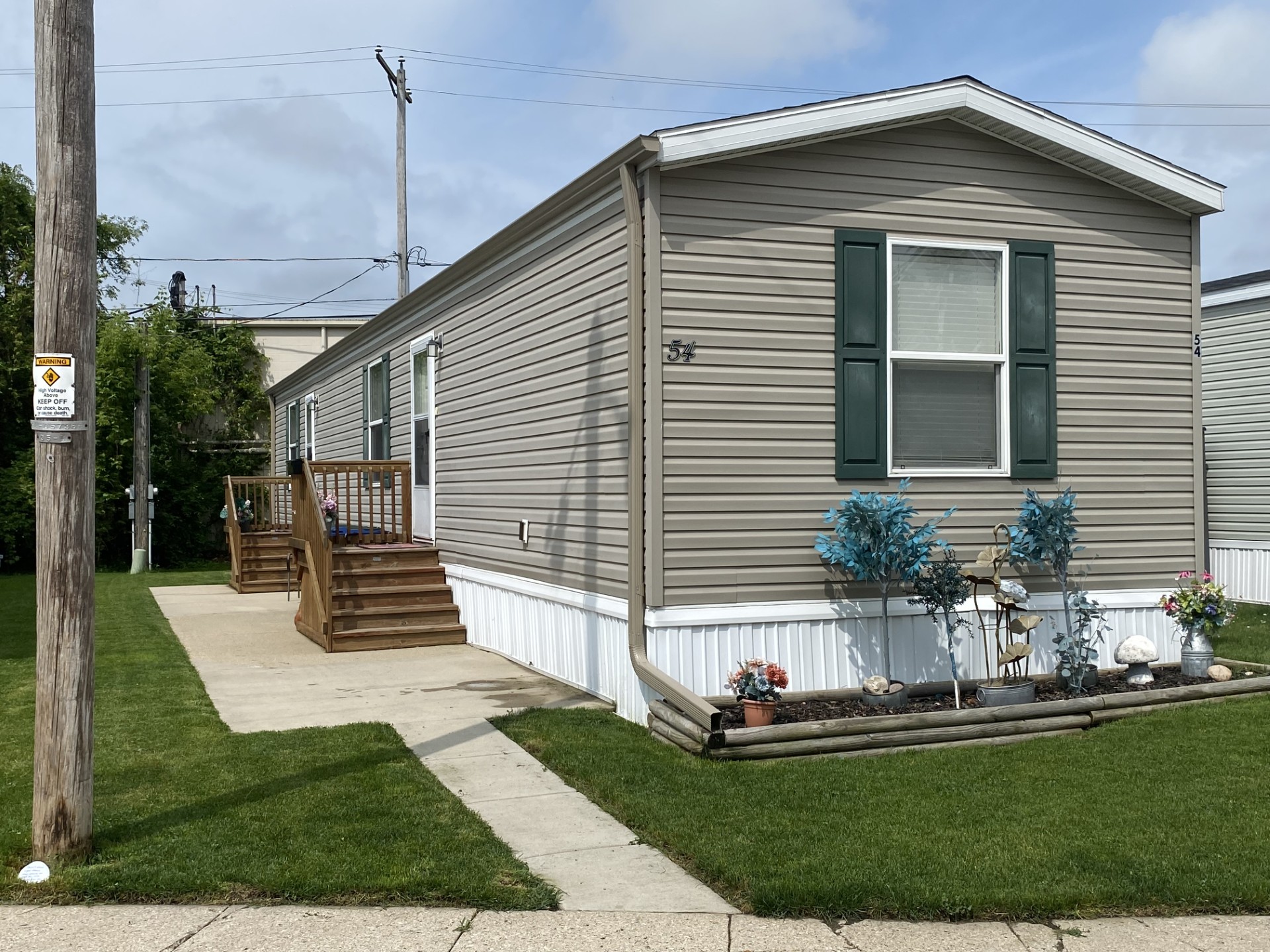A photo of the home