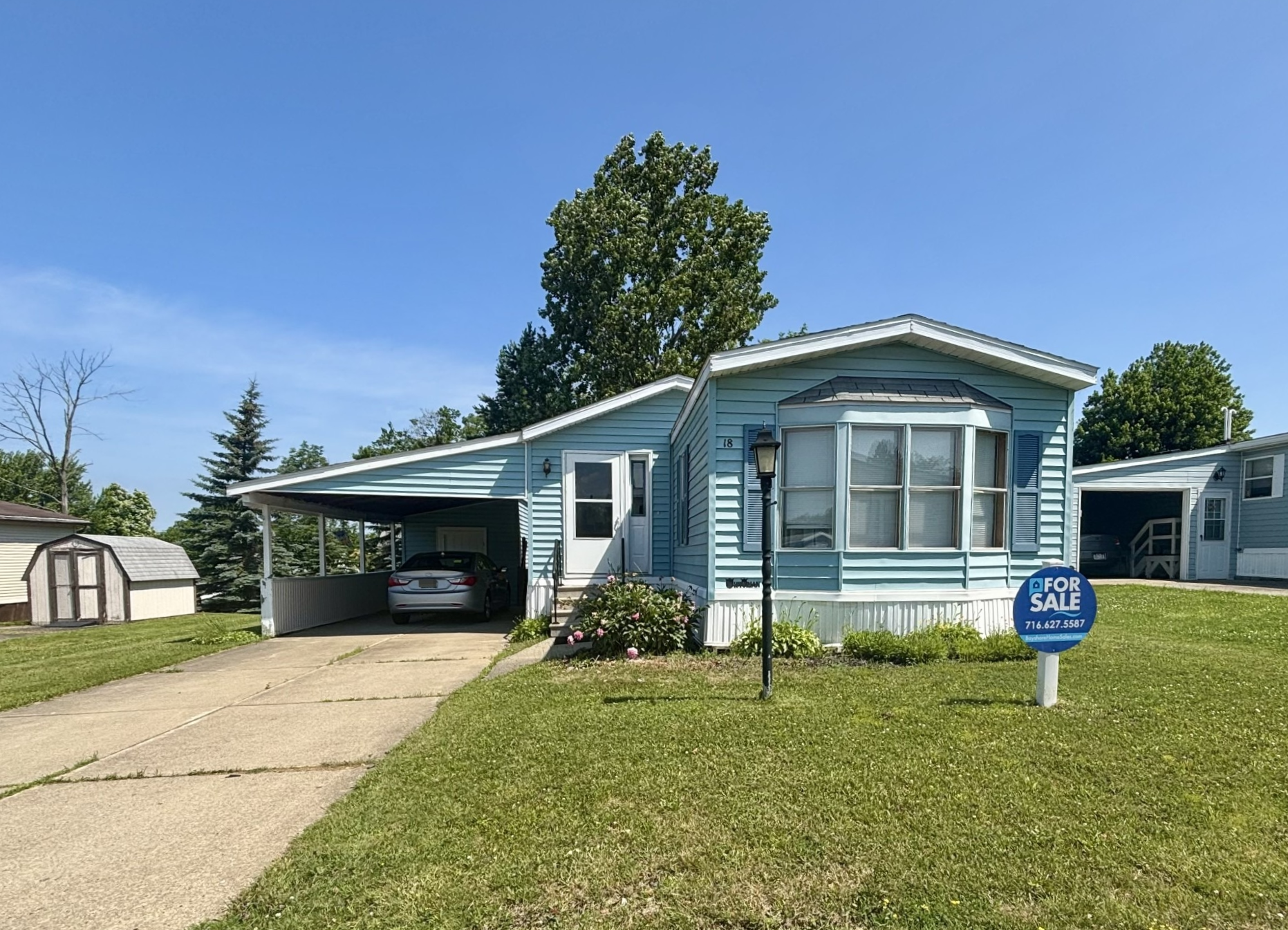 A photo of the home
