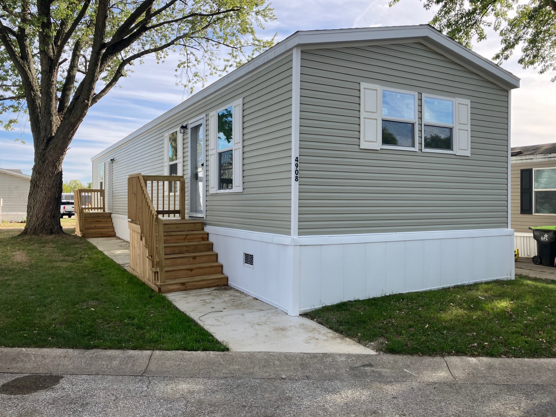 A photo of the home