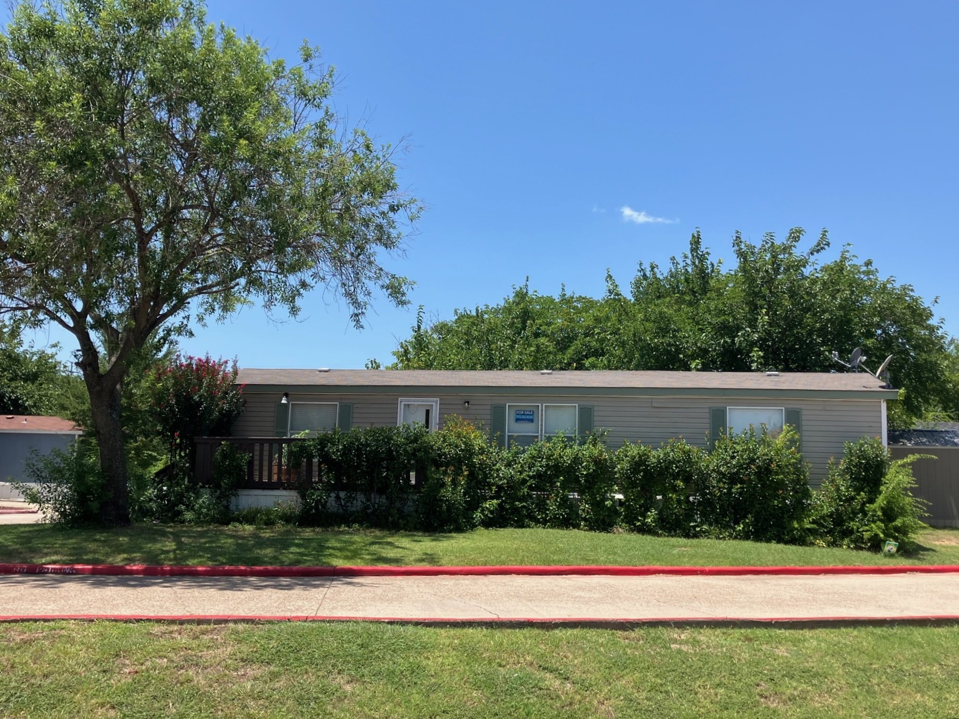 A photo of the home