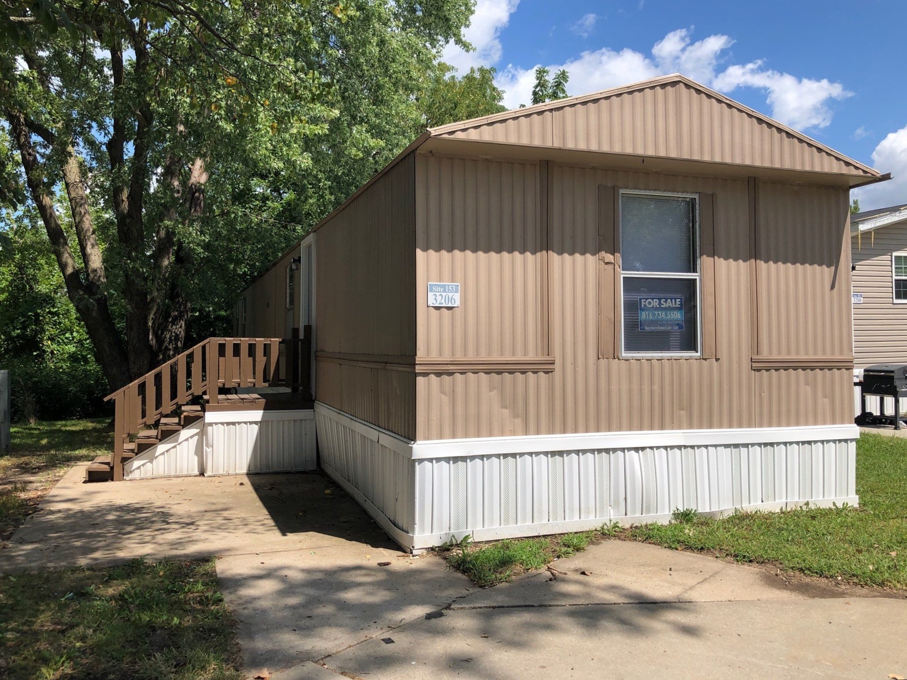 A photo of the home