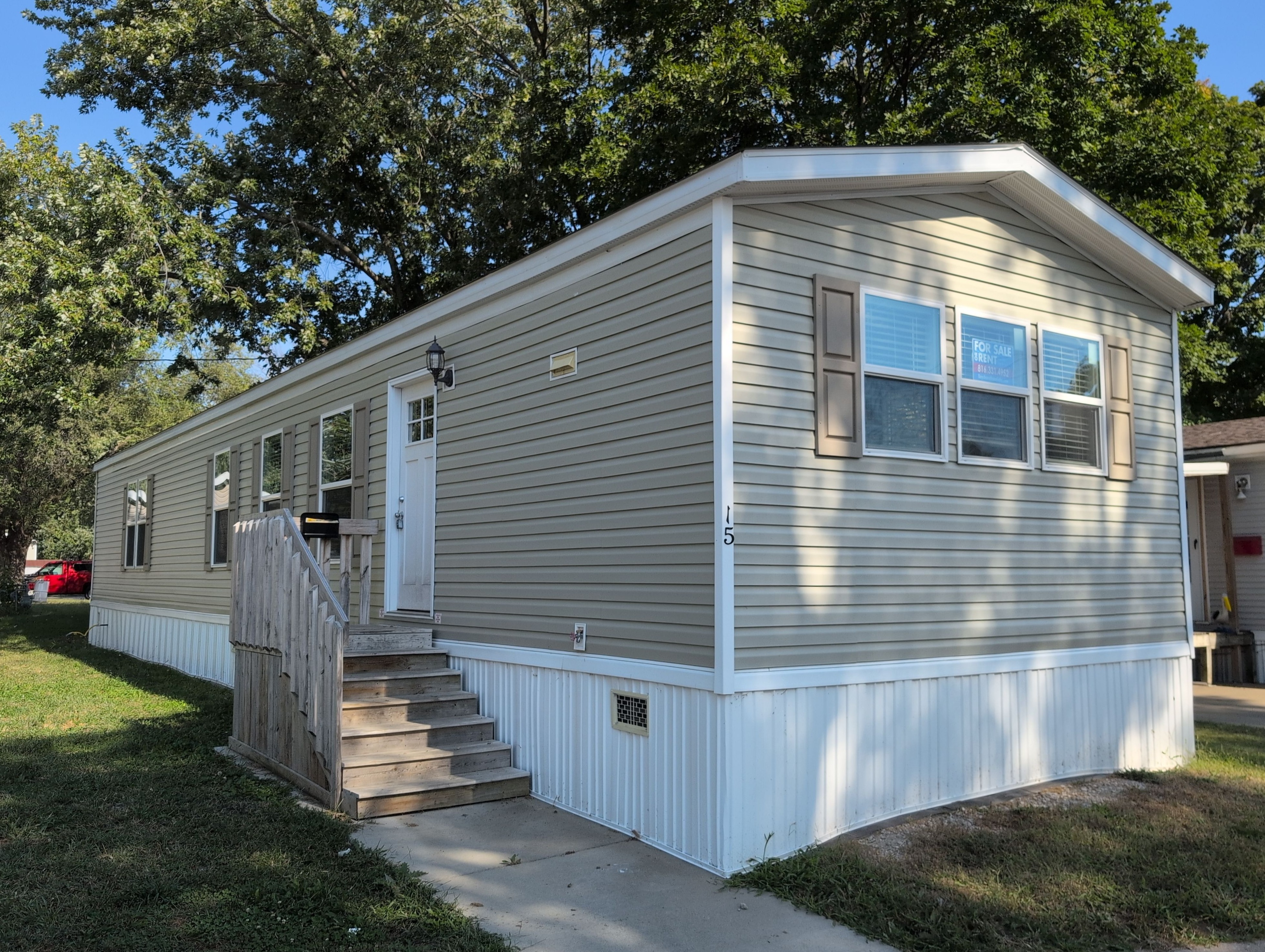A photo of the home