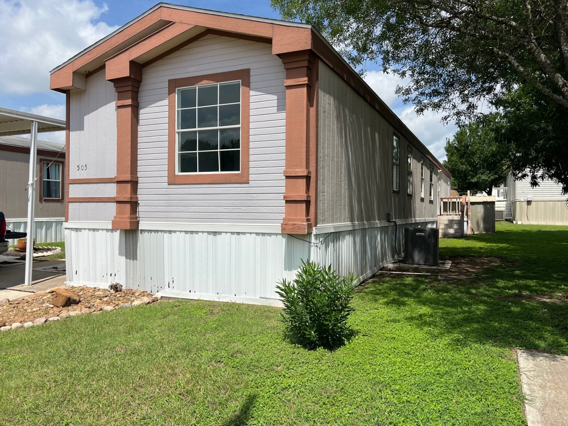 A photo of the home