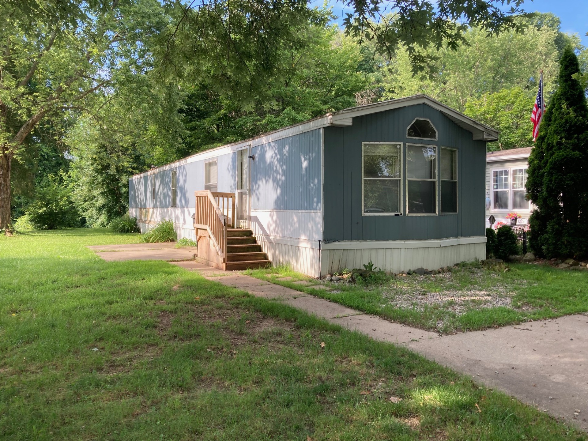 A photo of the home