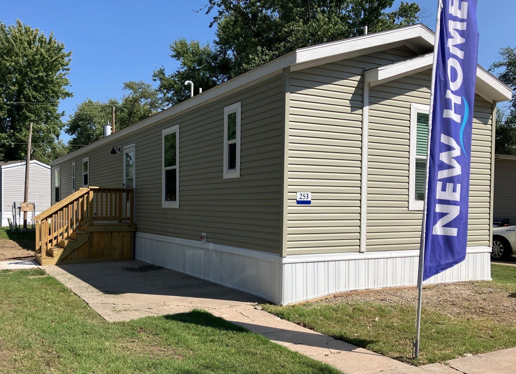 A photo of the home