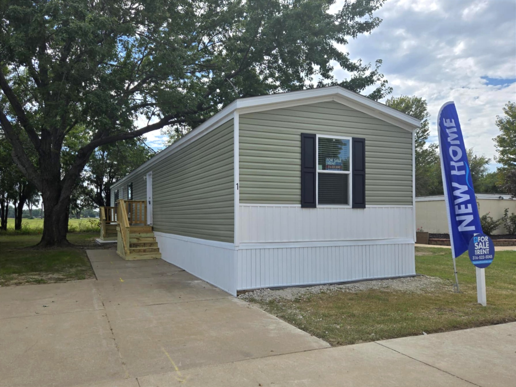 A photo of the home