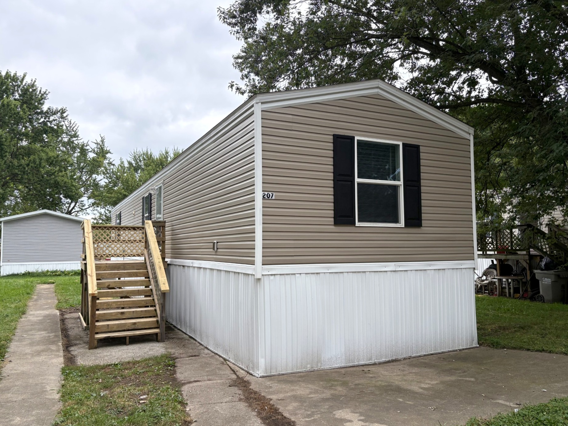 A photo of the home