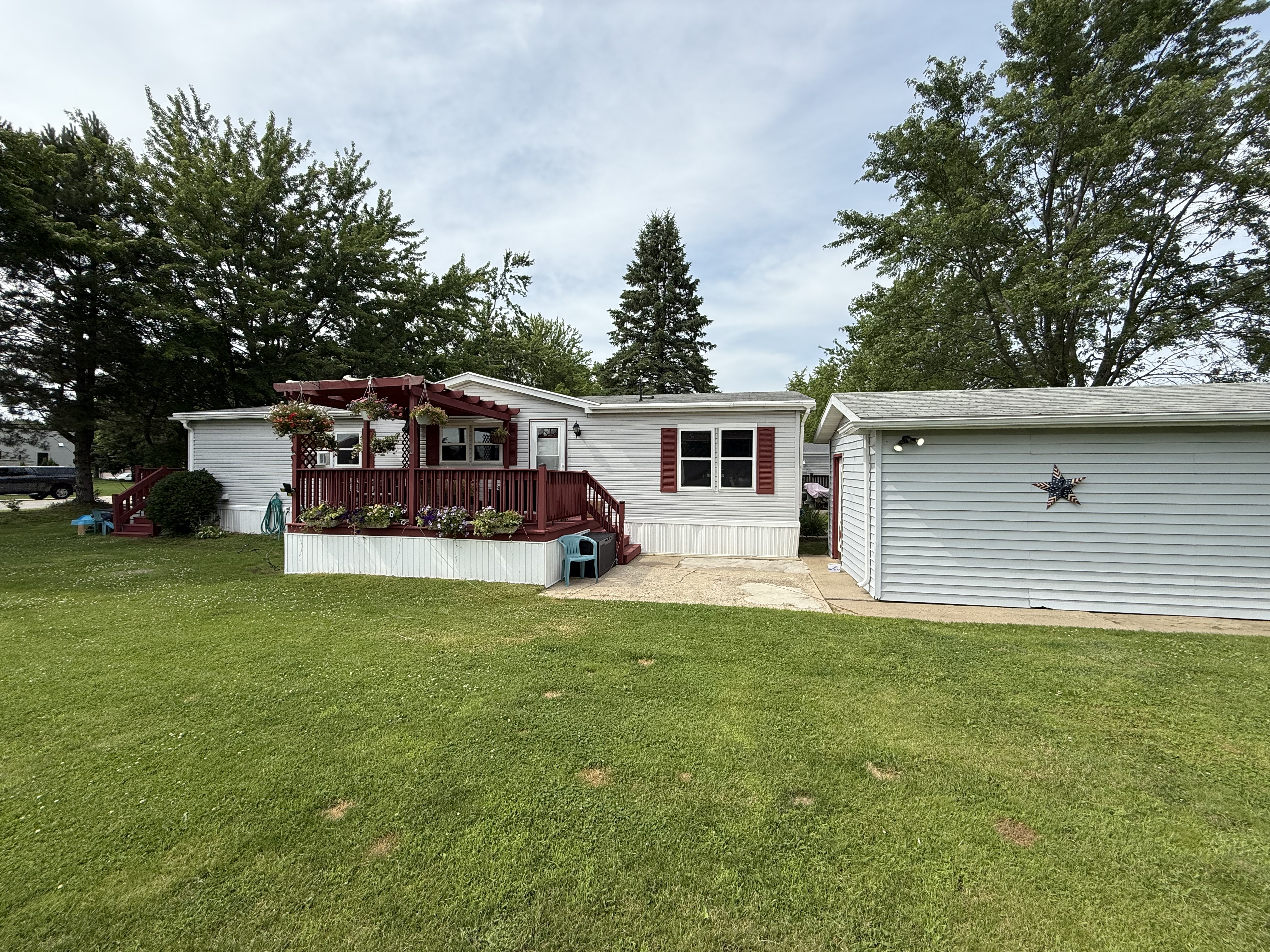 A photo of the home