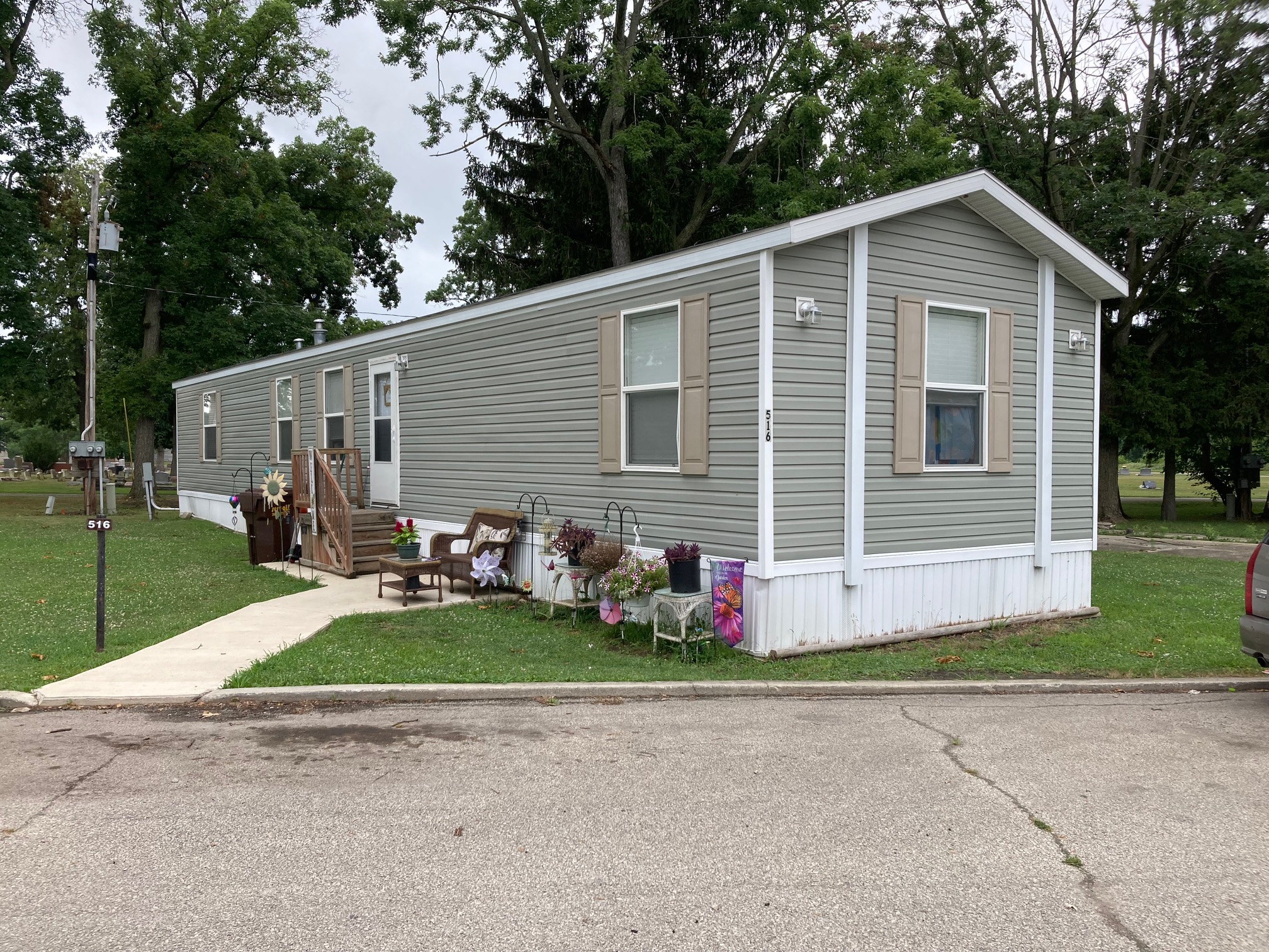 A photo of the home