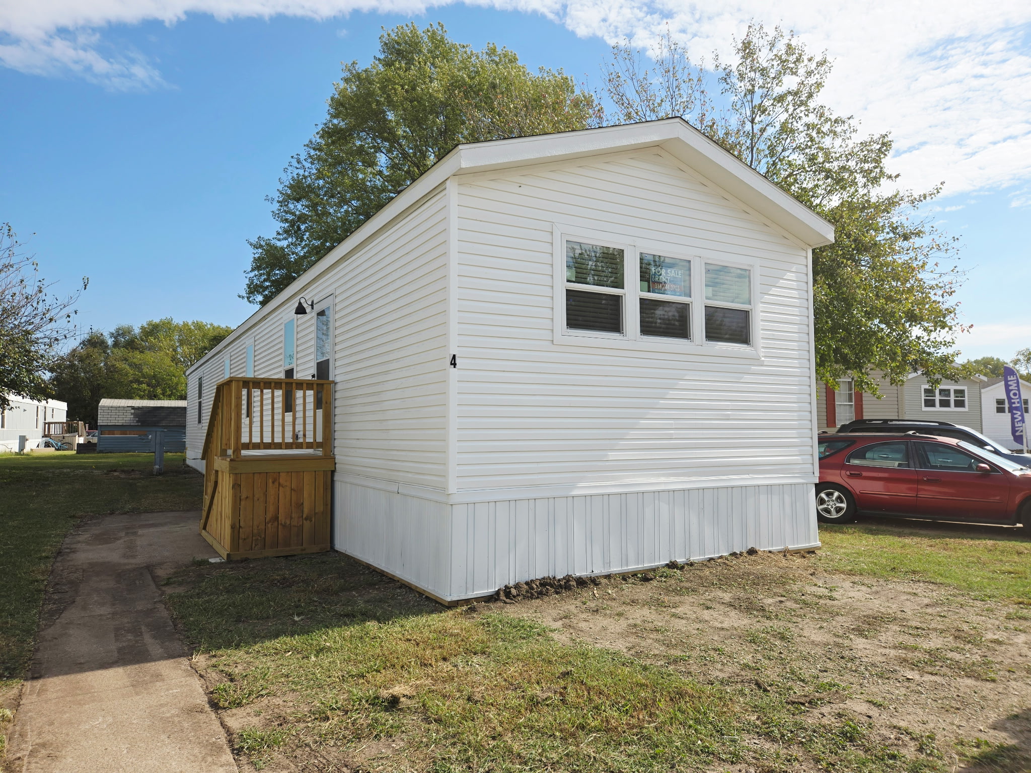 A photo of the home