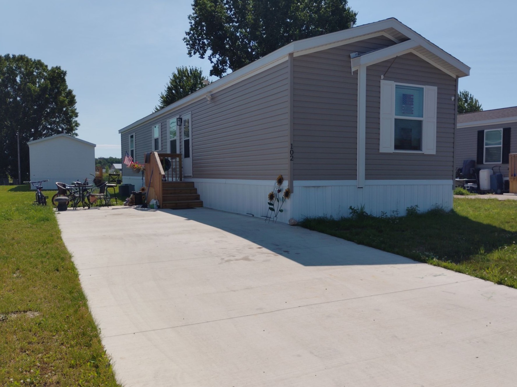 A photo of the home