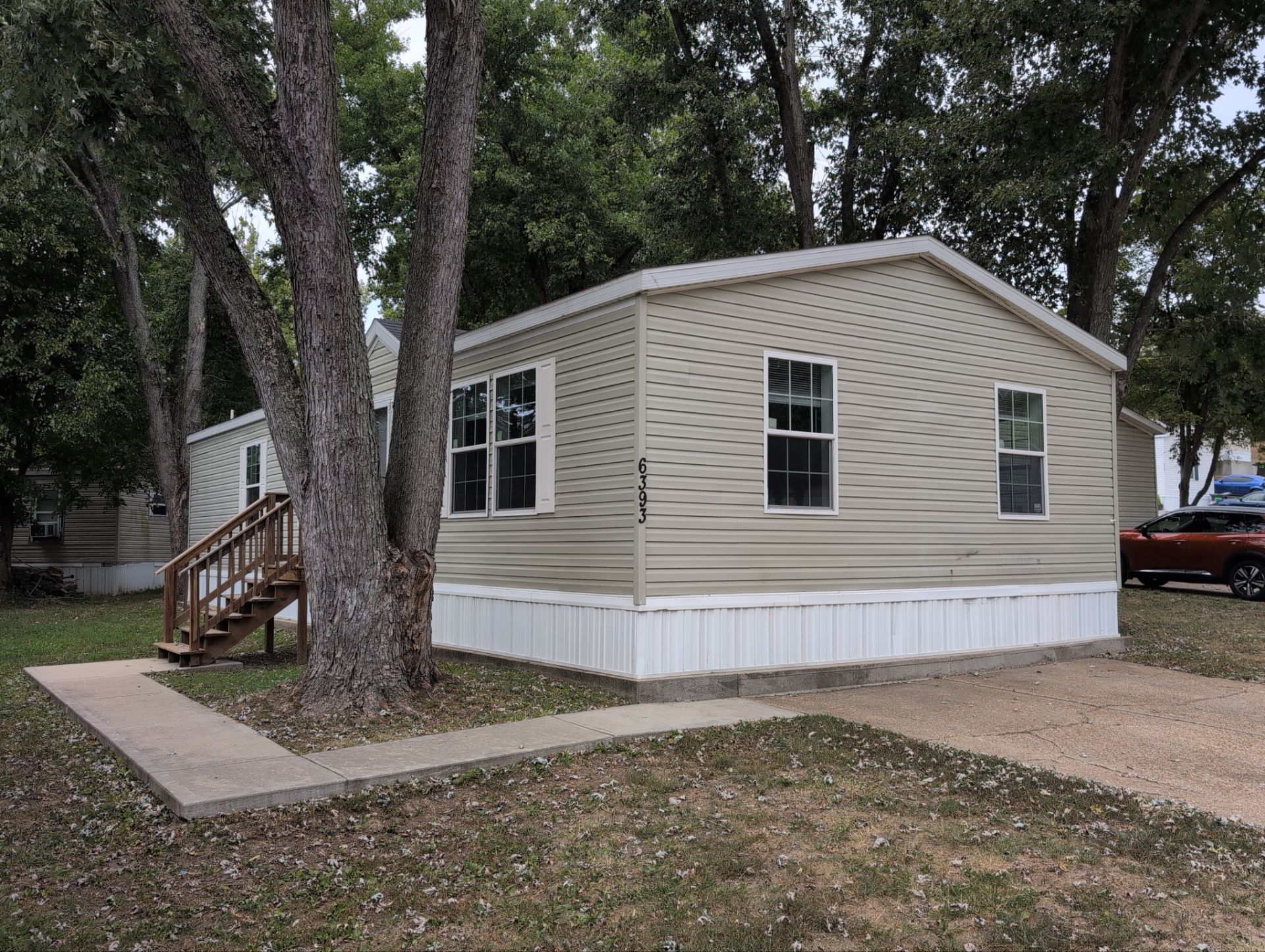 A photo of the home
