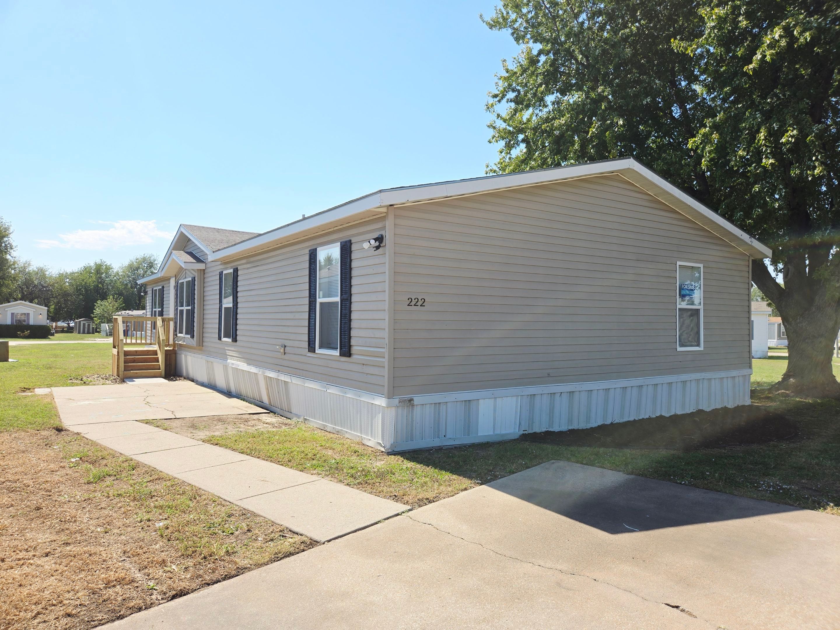 A photo of the home