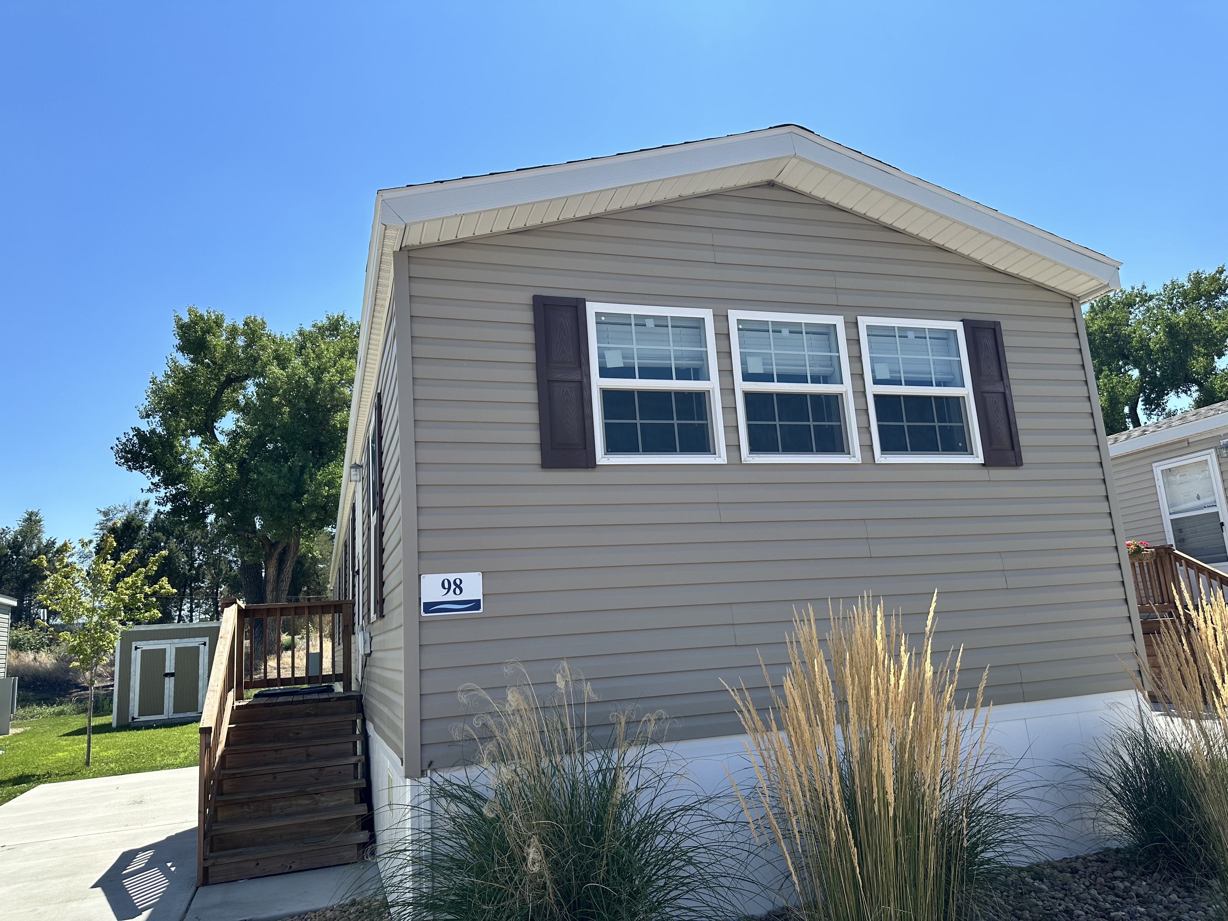 A photo of the home