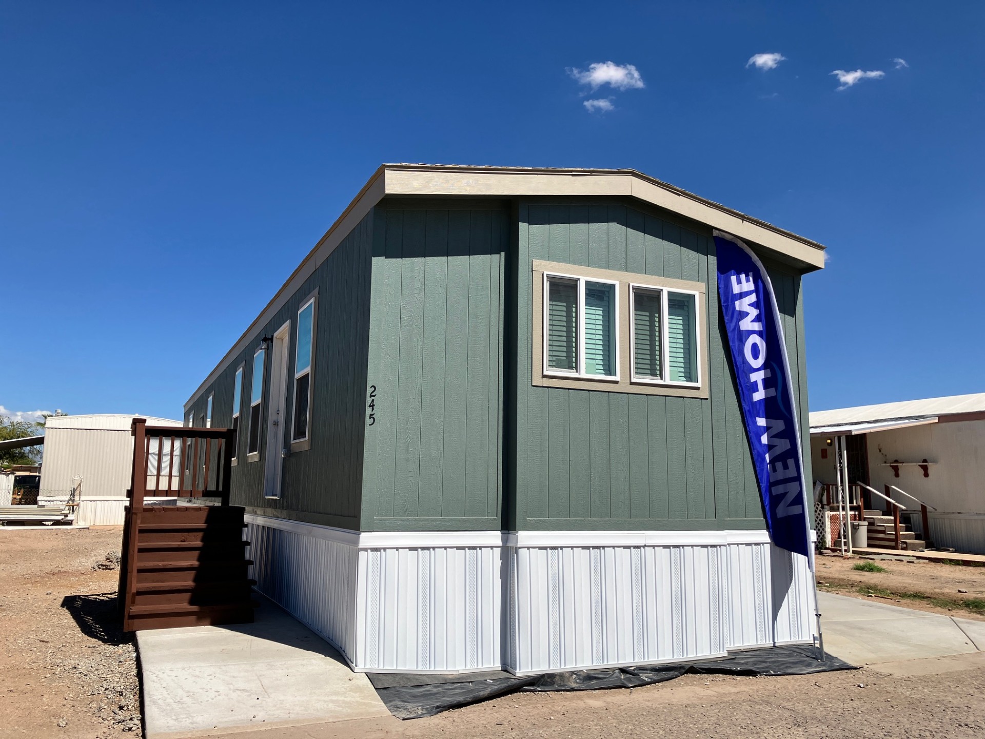 A photo of the home