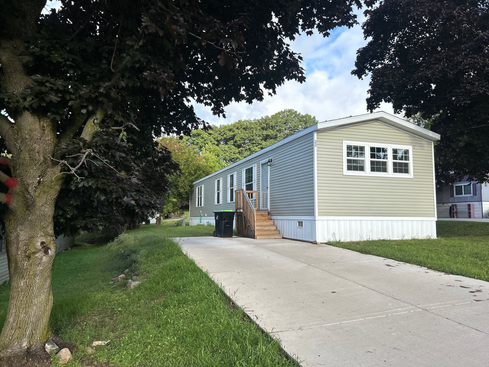 A photo of the home
